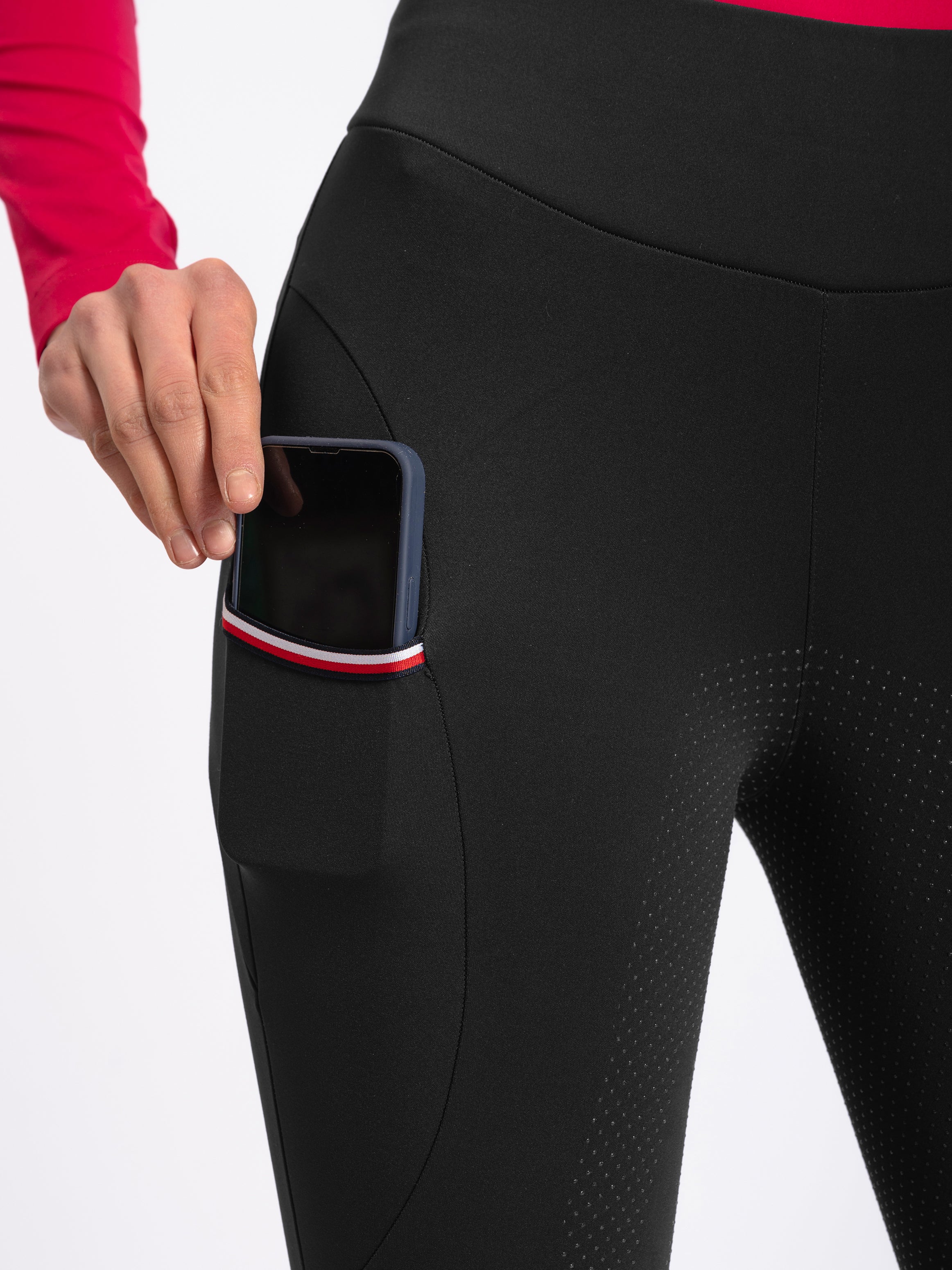 ELMIRA Winter Vollbesatz Leggings BLACK