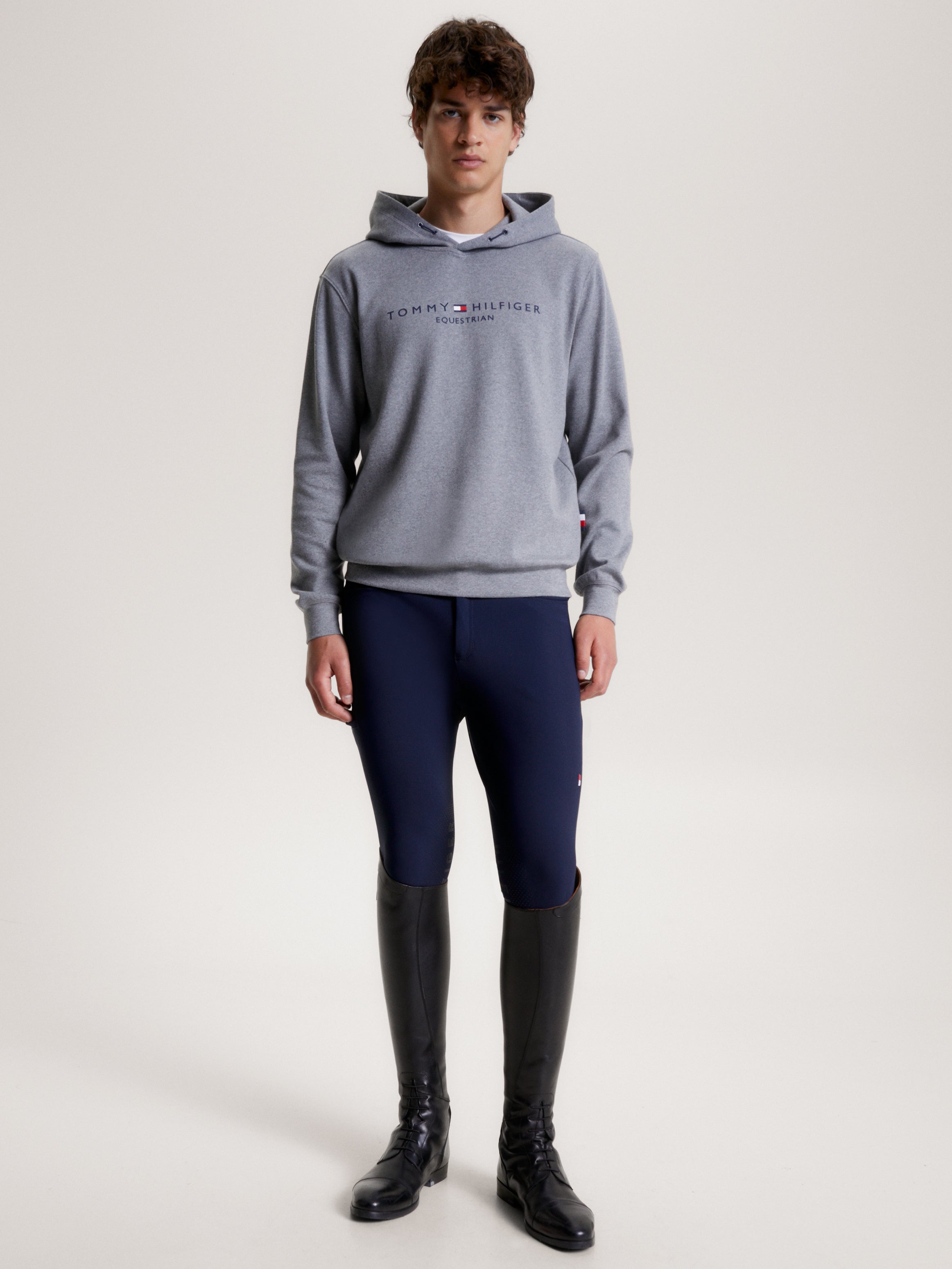 Sweat à Capuche Graphique Williamsburg GREY MÉLANGE