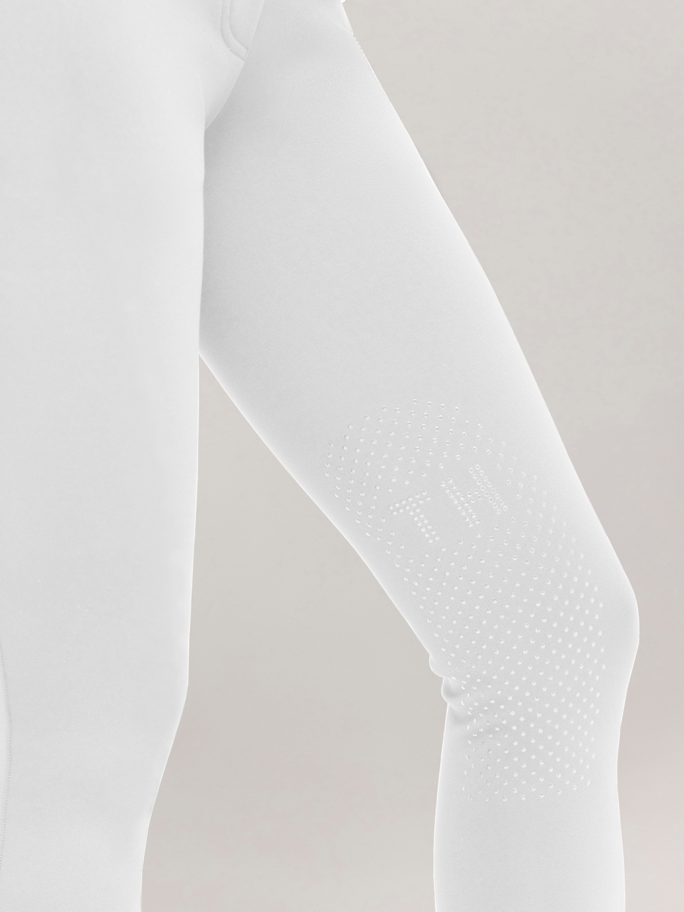 Geneva Ganzjahres Kniebesatz Reithose THE OPTIC WHITE