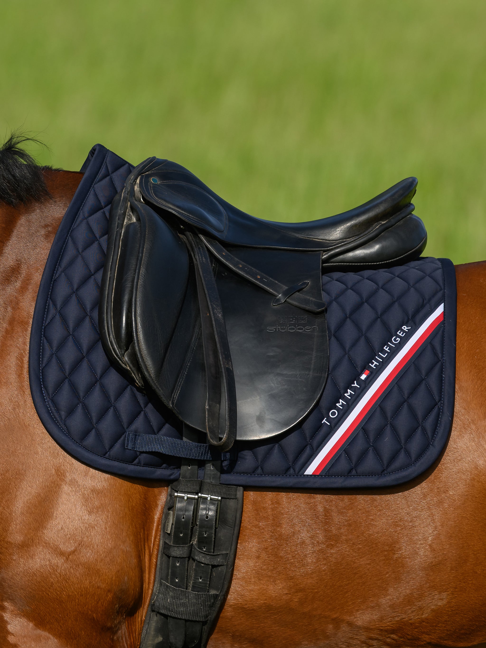 Tapis De Selle Anglais Romfh – Contact étroit, Forme Carrée, Bleu – Occasion