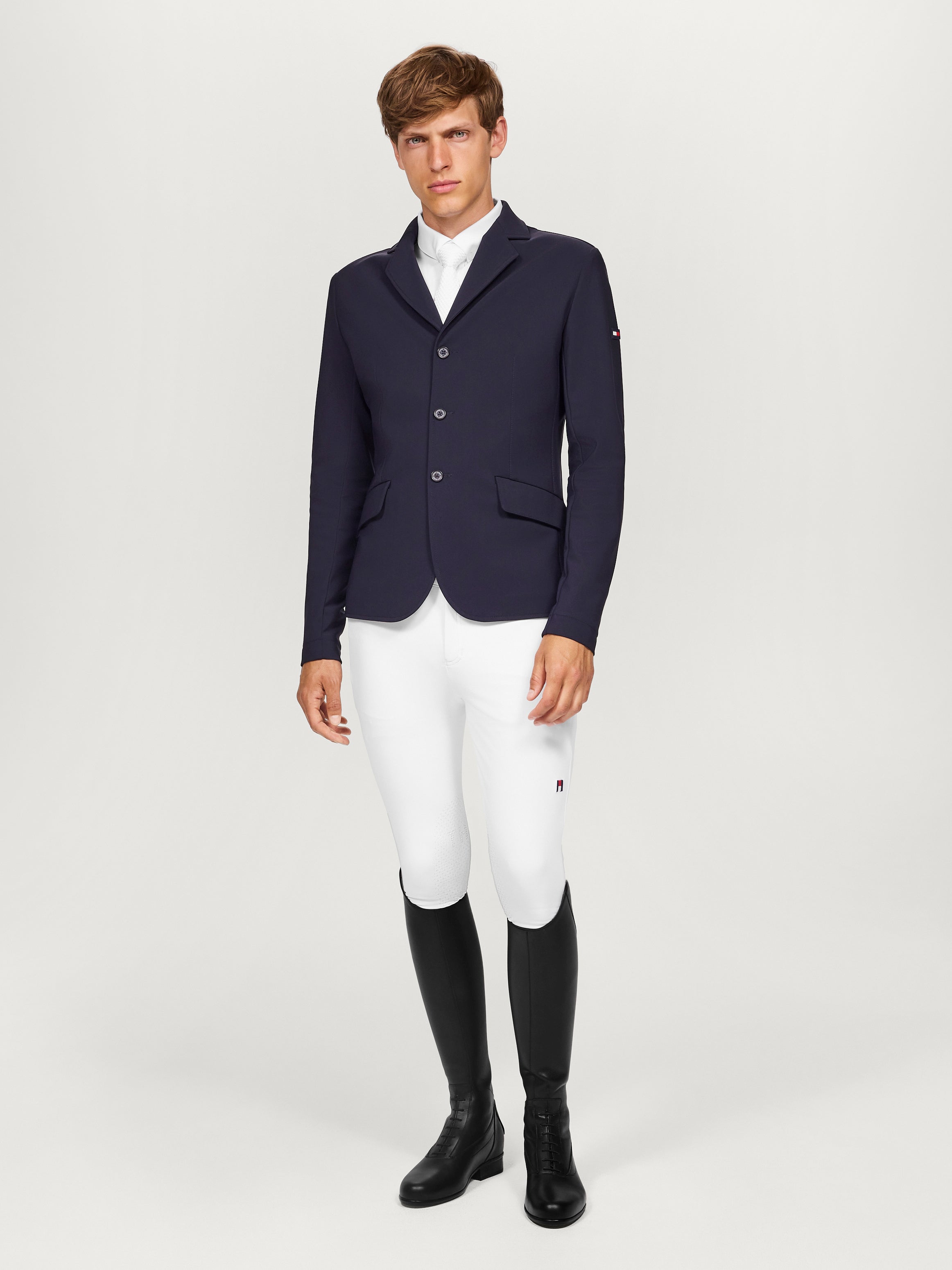 Cravate en tricot Adam avec fermeture éclair OPTIC WHITE