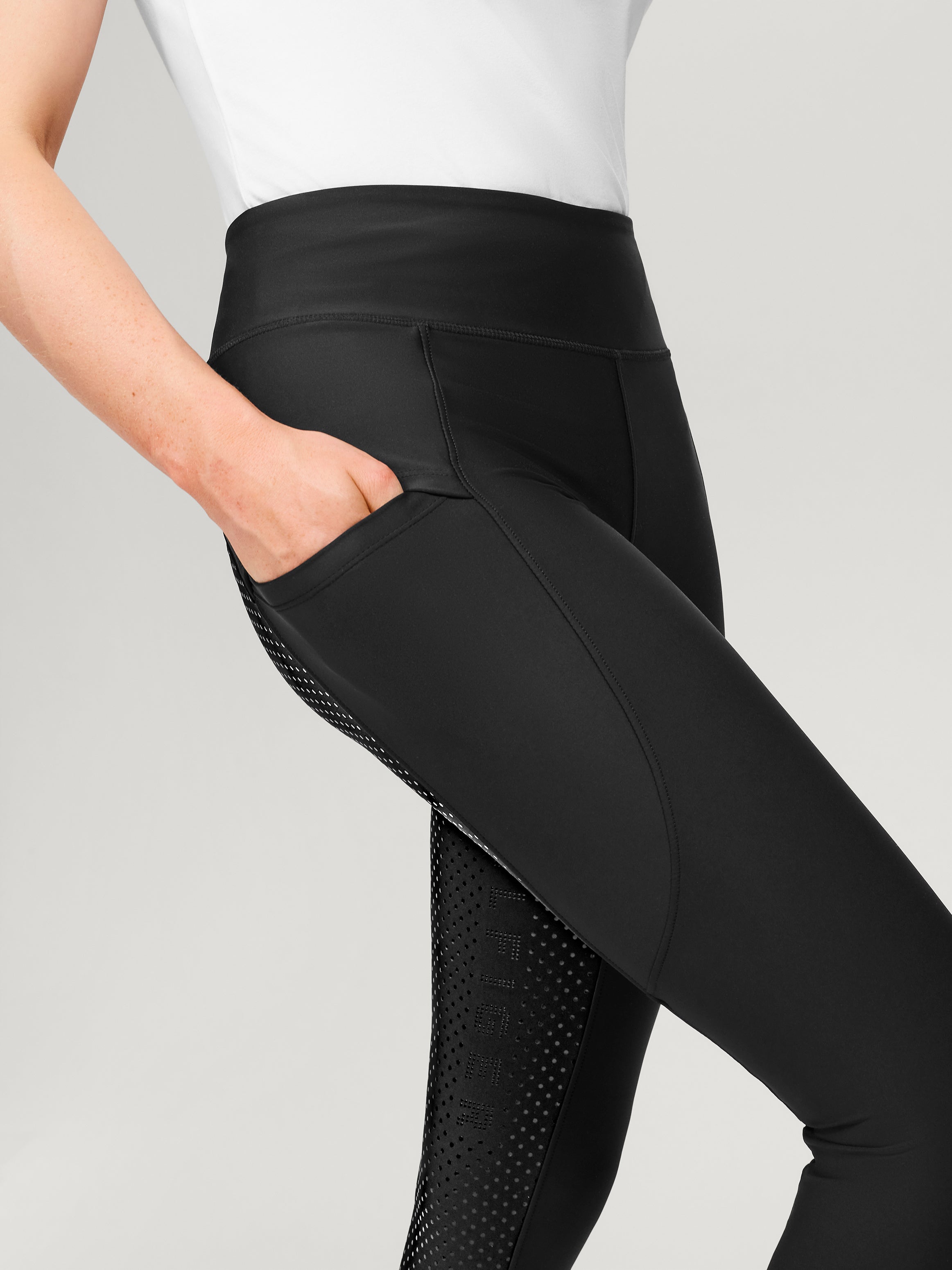 Devon Vollbesatz Leggings BLACK