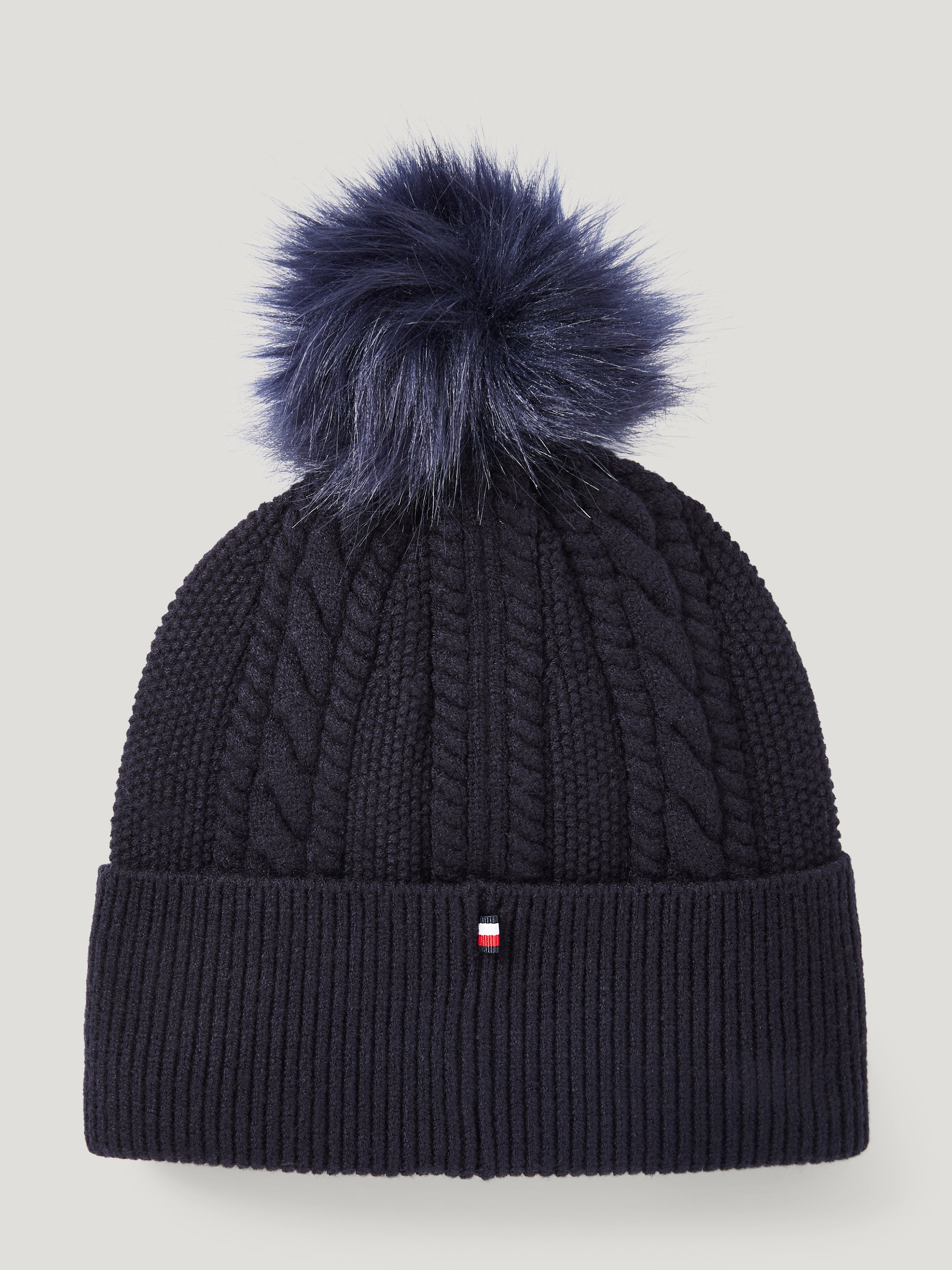 Perry Pompom Beanie DESERT SKY