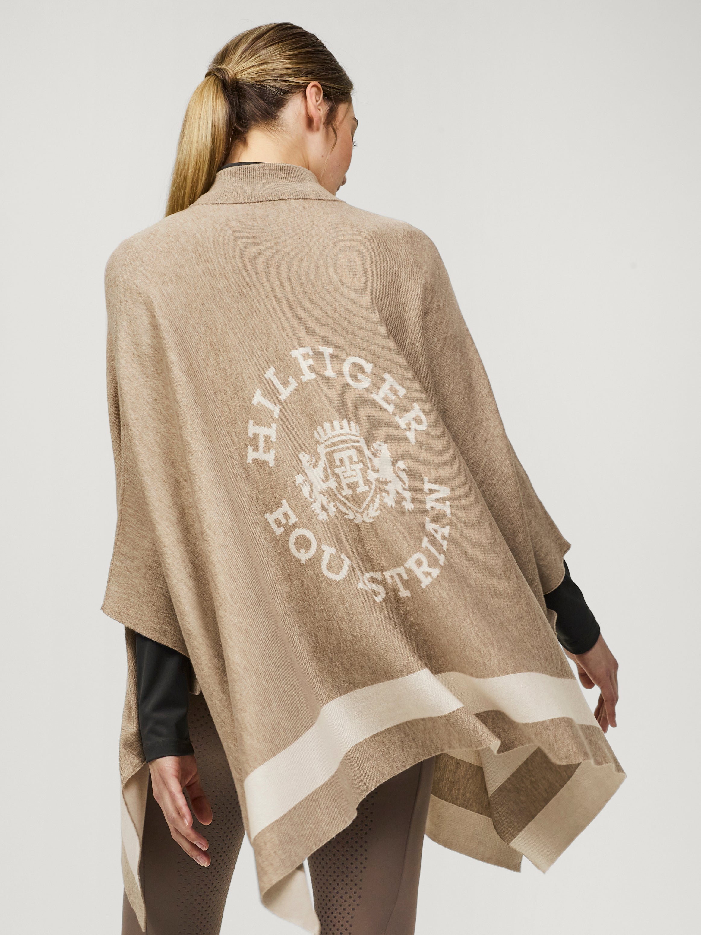 Greenwood Knit Cape TAUPE