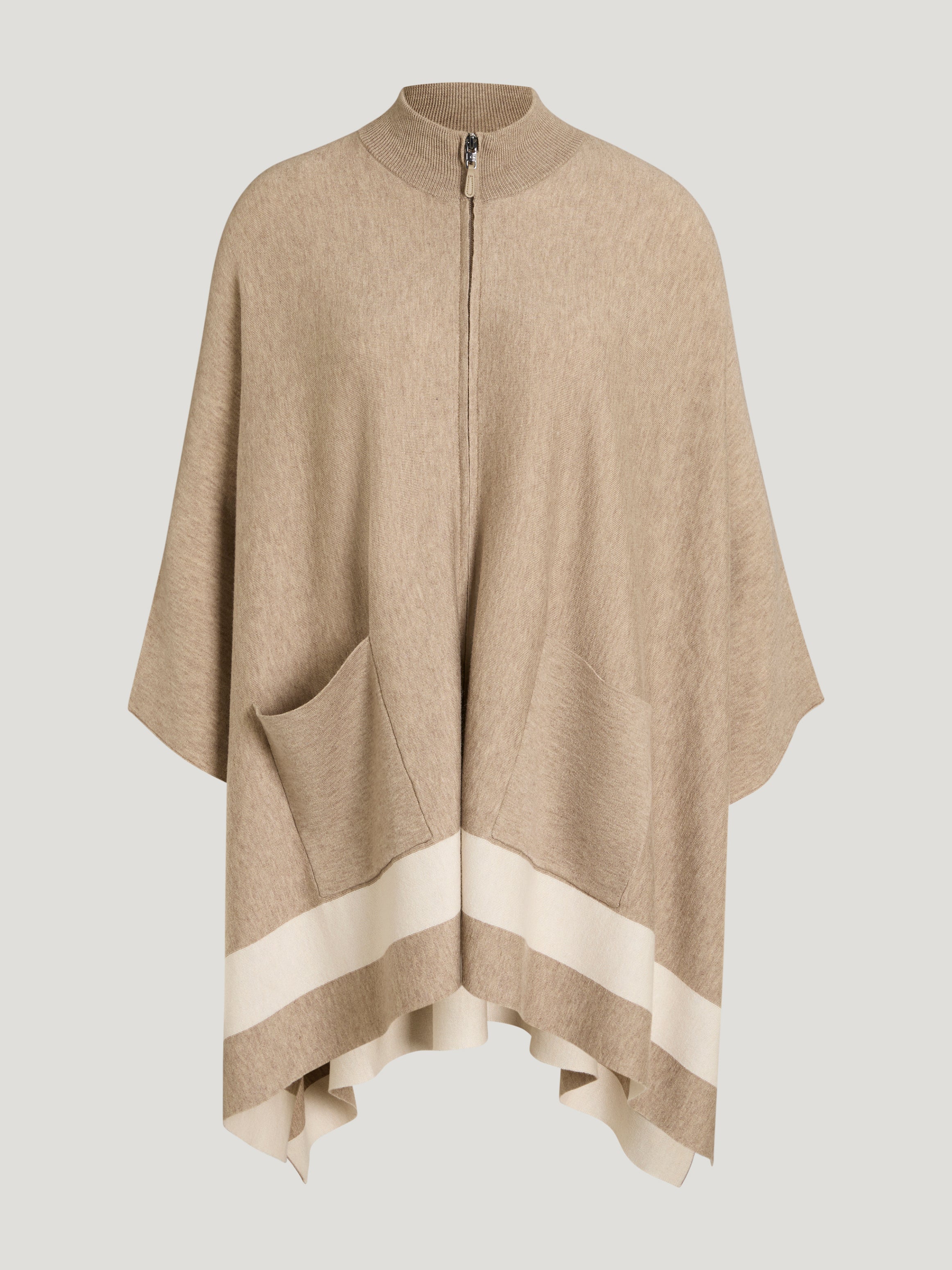 Greenwood Knit Cape TAUPE