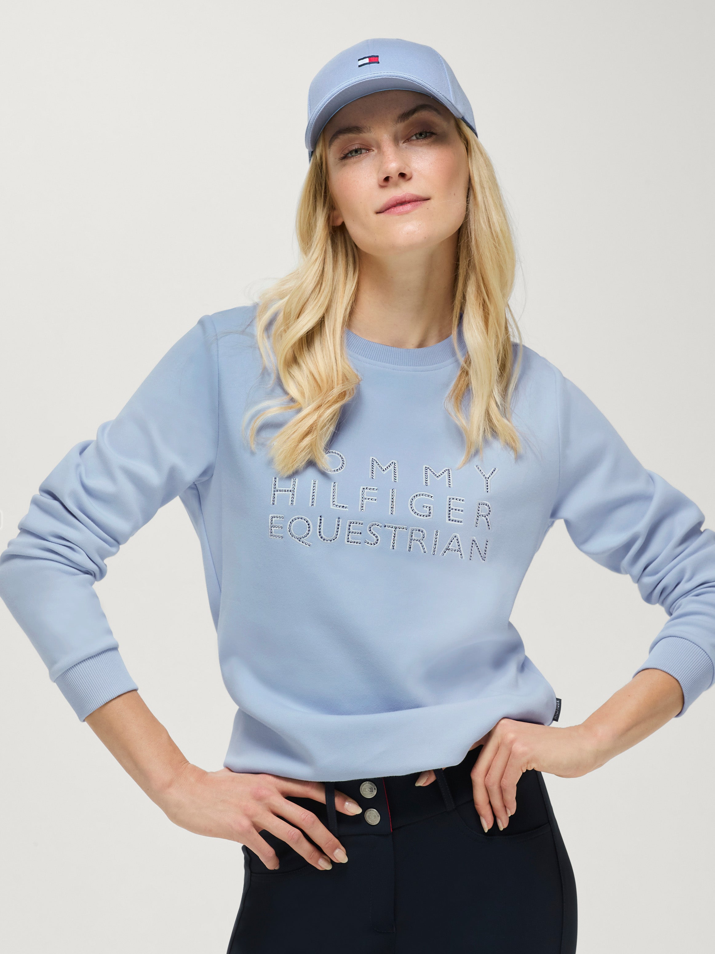 Belair Strass Sweatshirt SWEET BLUE