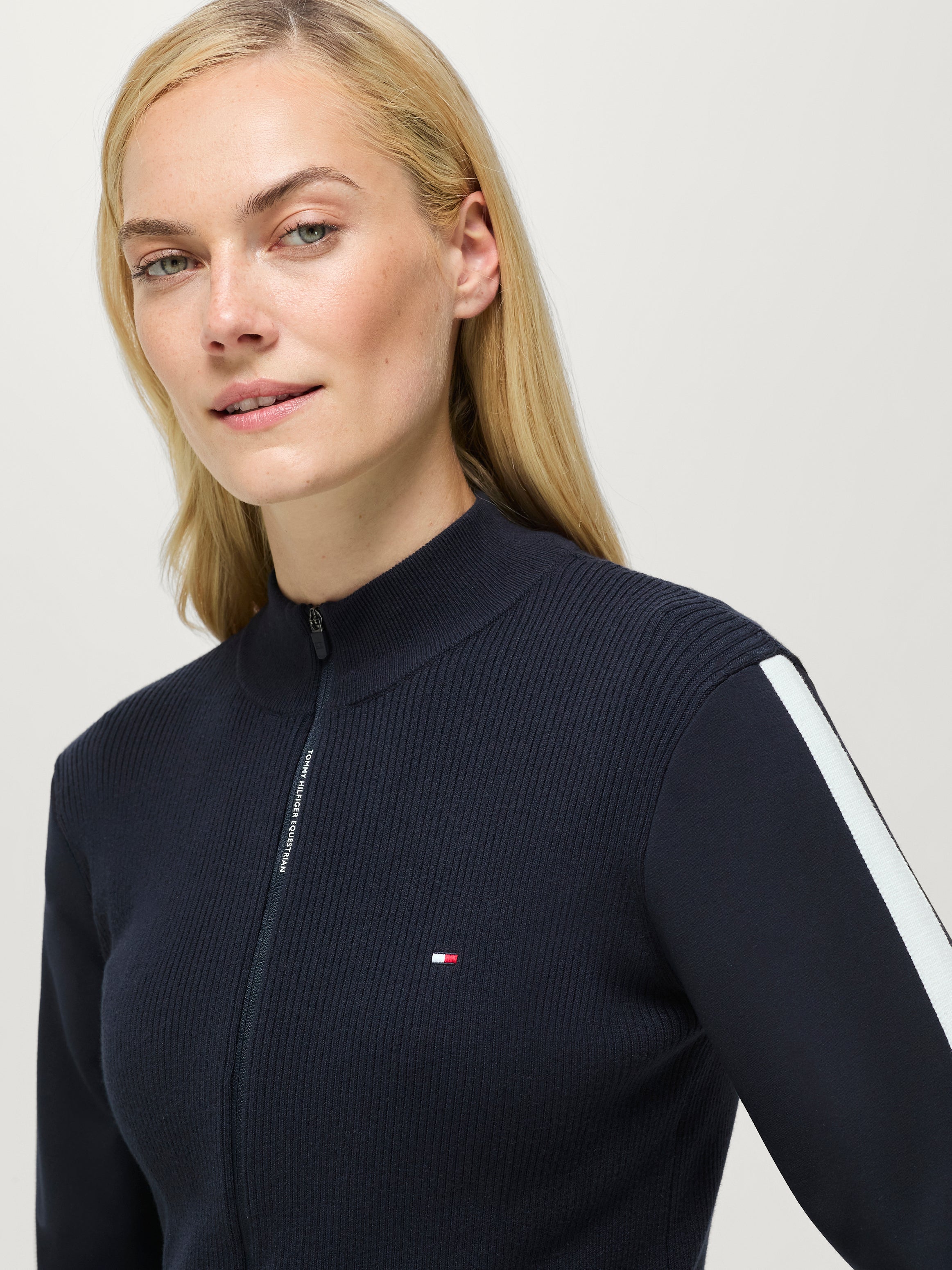 Mirada Knit Zip up DESERT SKY