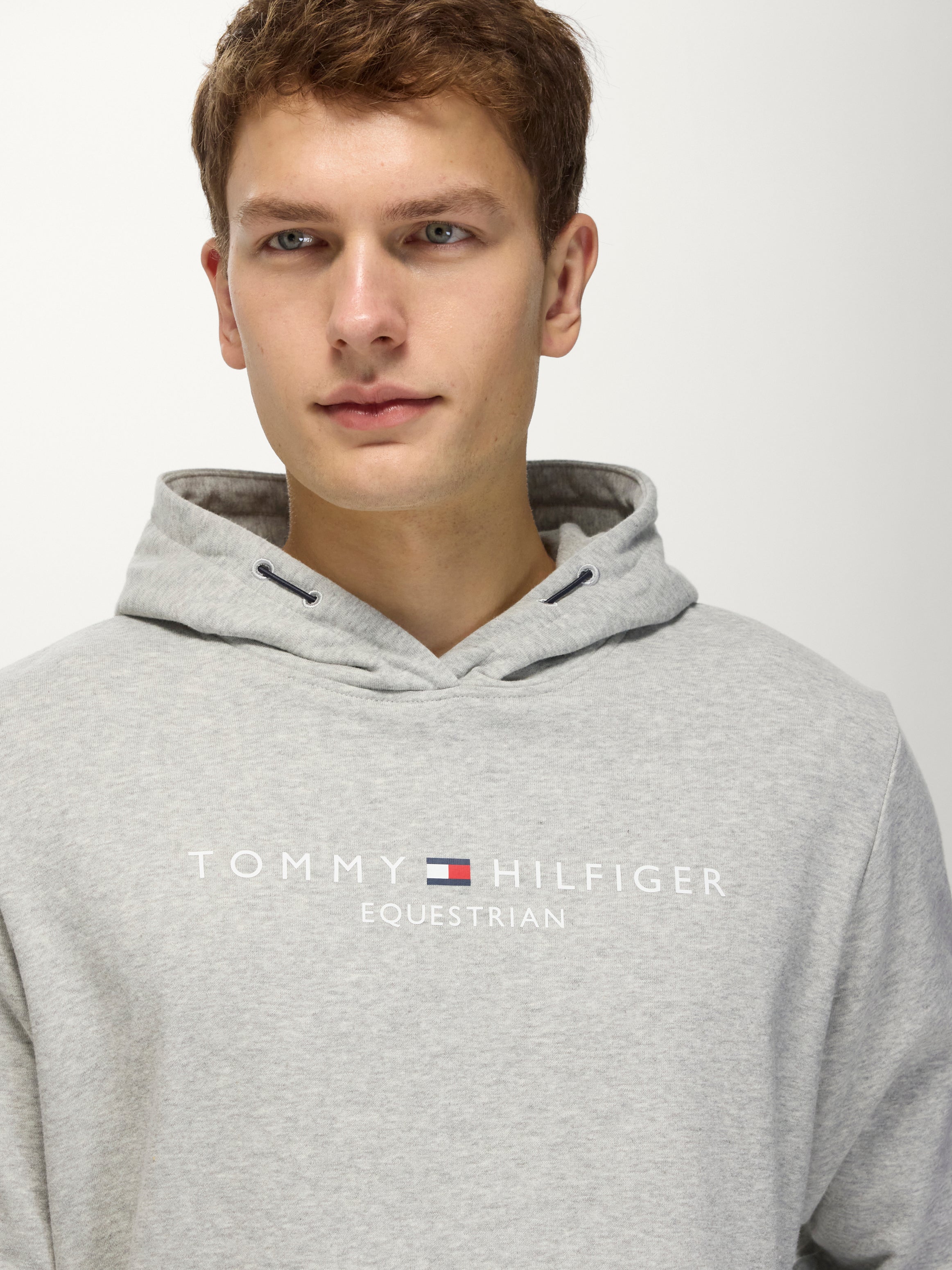 TH Equestrian Men's Hoodie GREY MELANGE