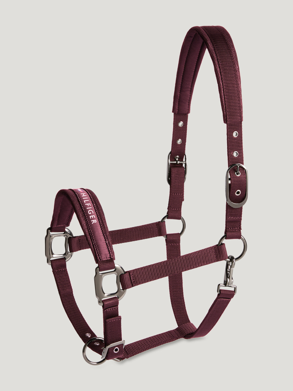 Yale Shine Set Halter Rope DEEP BURGUNDY