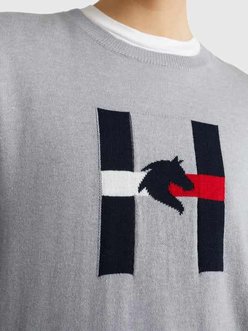 leichter-strickpullover-h-logo-grey-melange