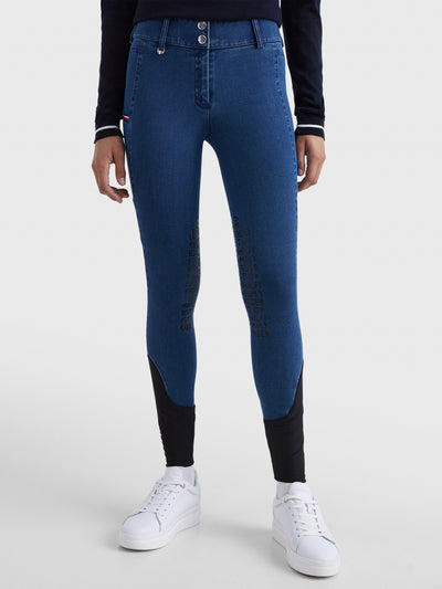 Reithose im Jeans Style mit Kniebesatz OCEAN