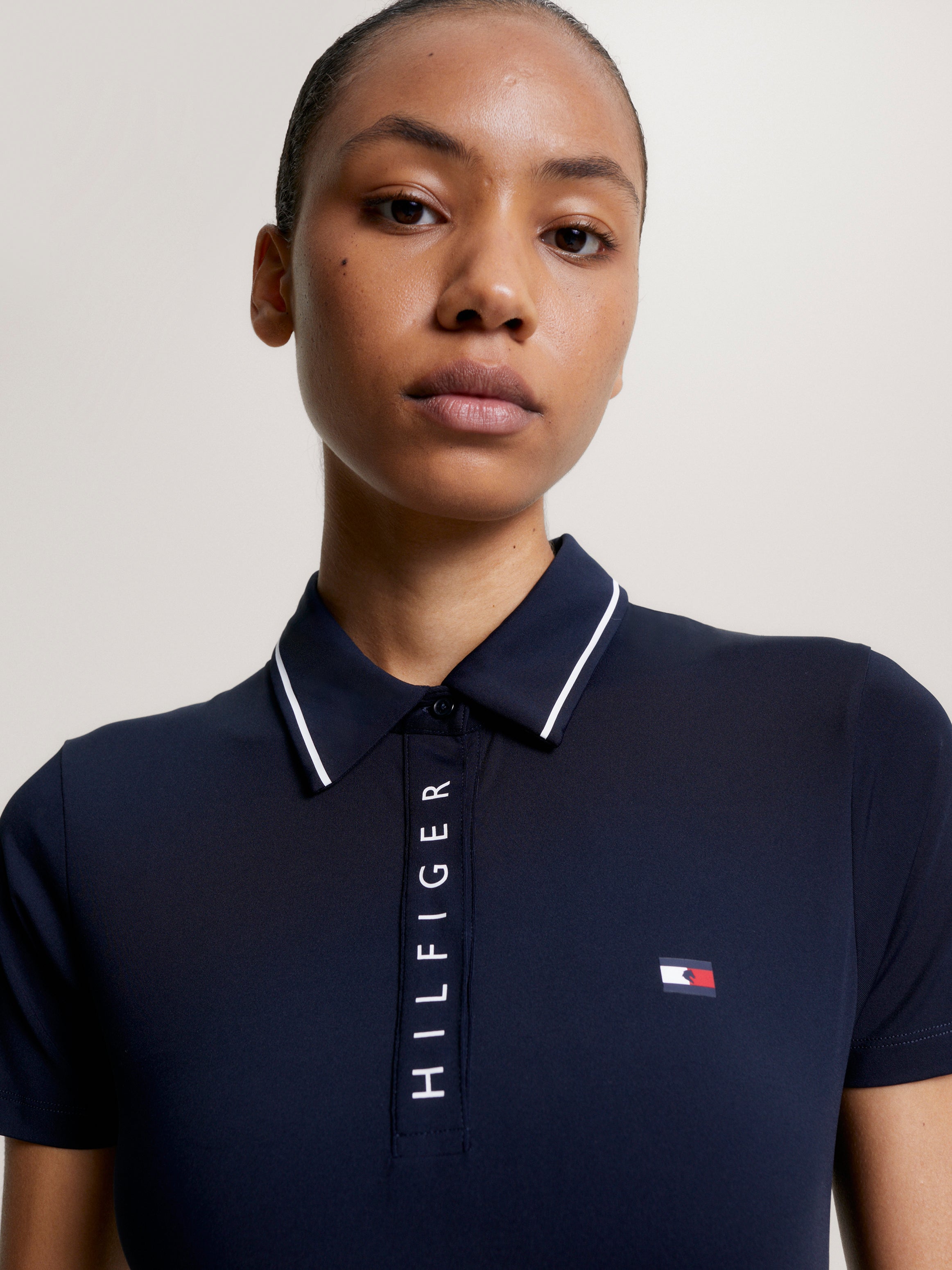 Harlem Short Sleeve Logo Polo Shirt  DESERT SKY