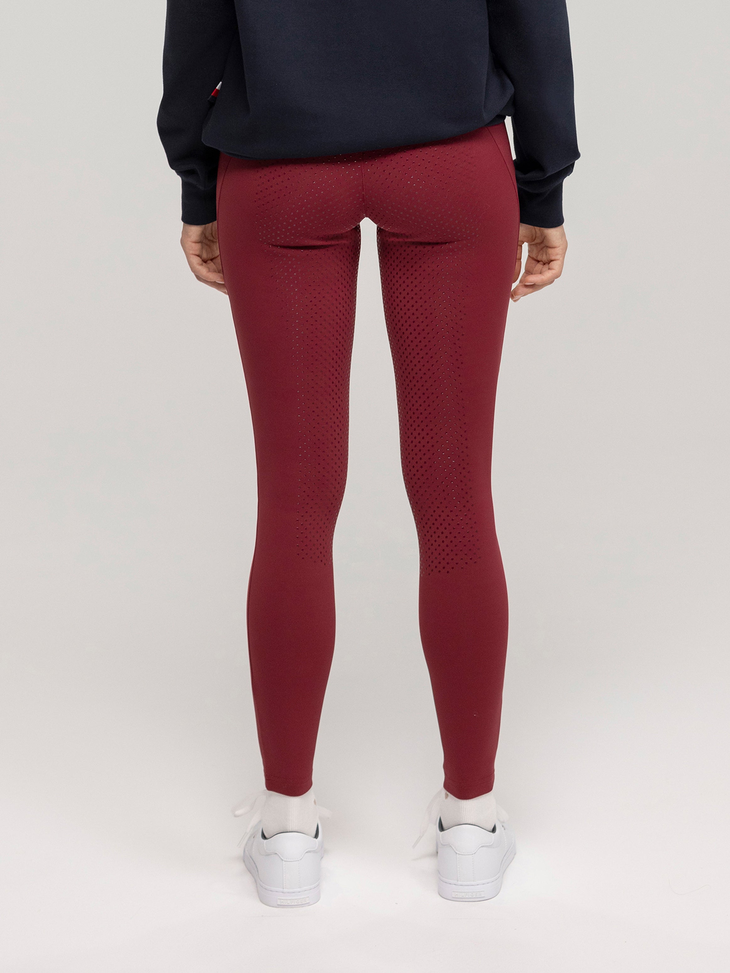 Elmira Winter Leggings Full Grip ROUGE