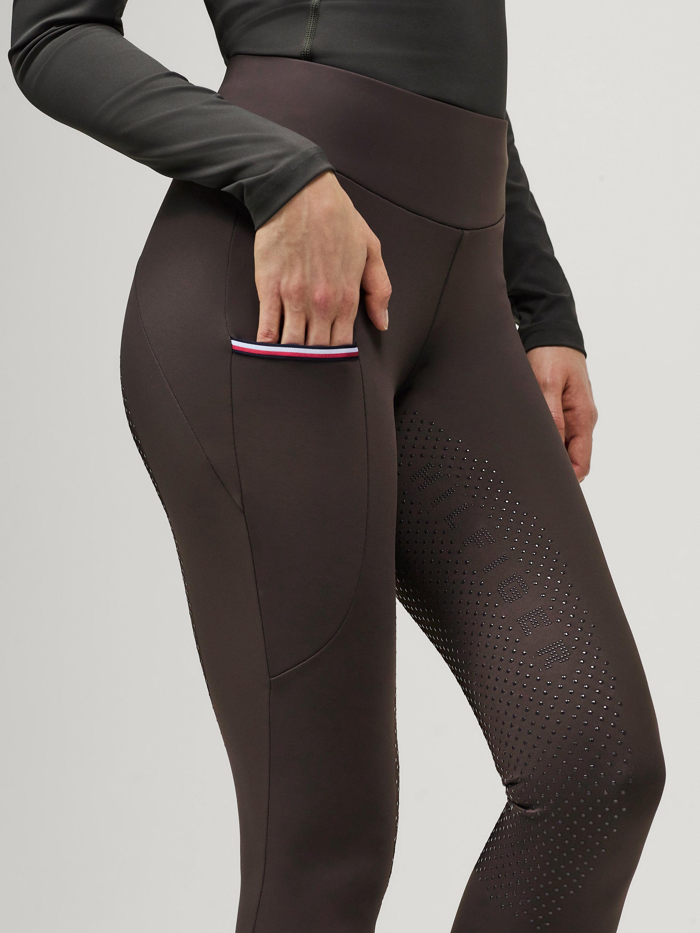 Elmira Winter Full Grip Leggings CACAO
