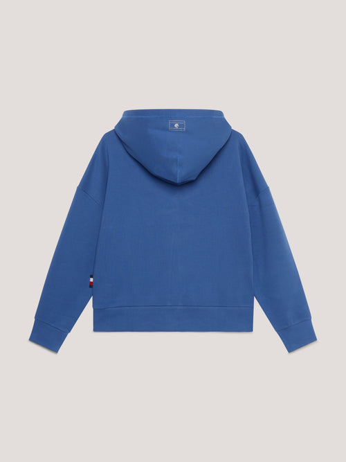 paris-ubergrosser-hoodie-mit-nieten-und-logo-indigo-blue