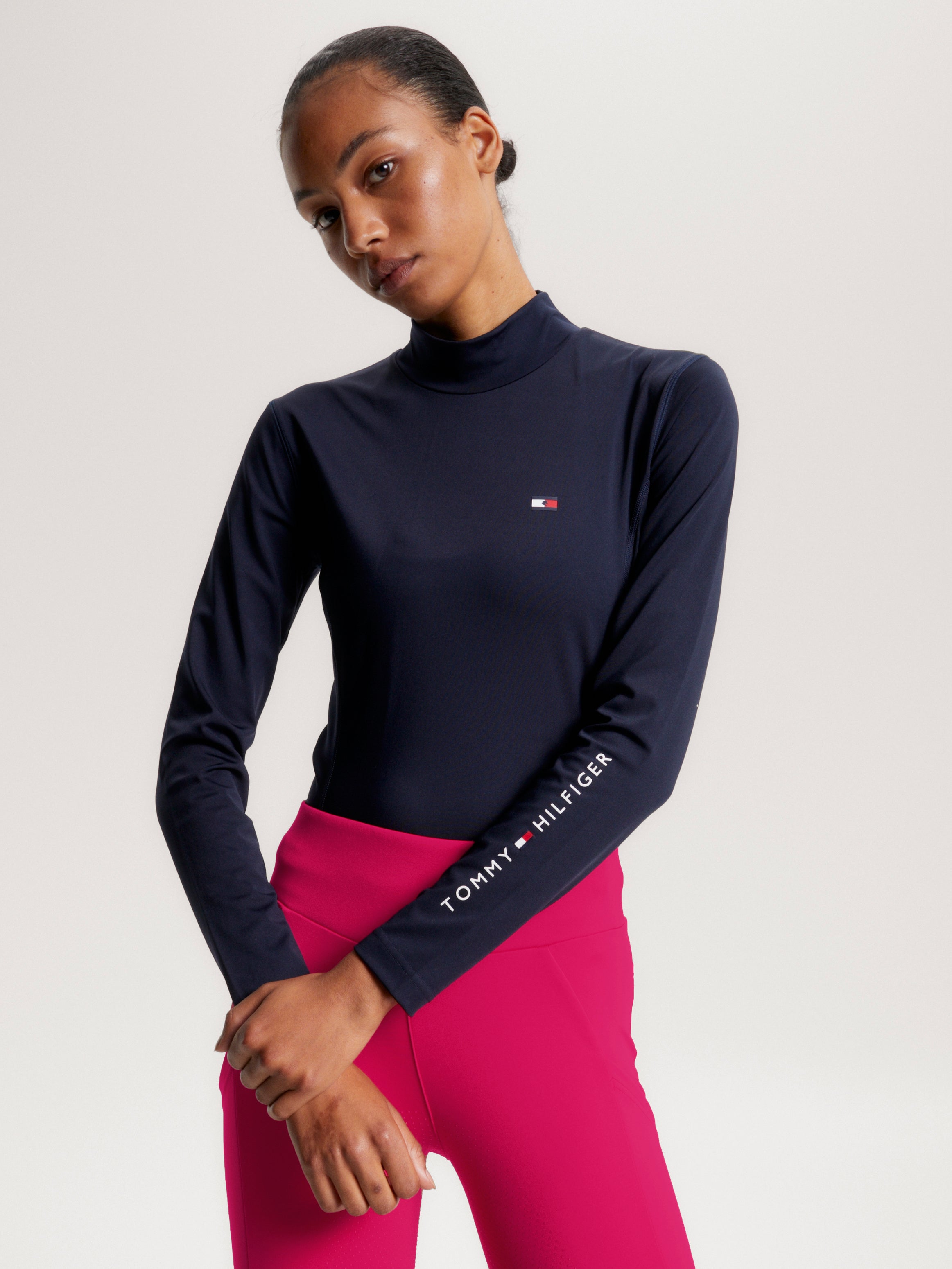 High Neck Long Sleeve Baselayer DESERT SKY