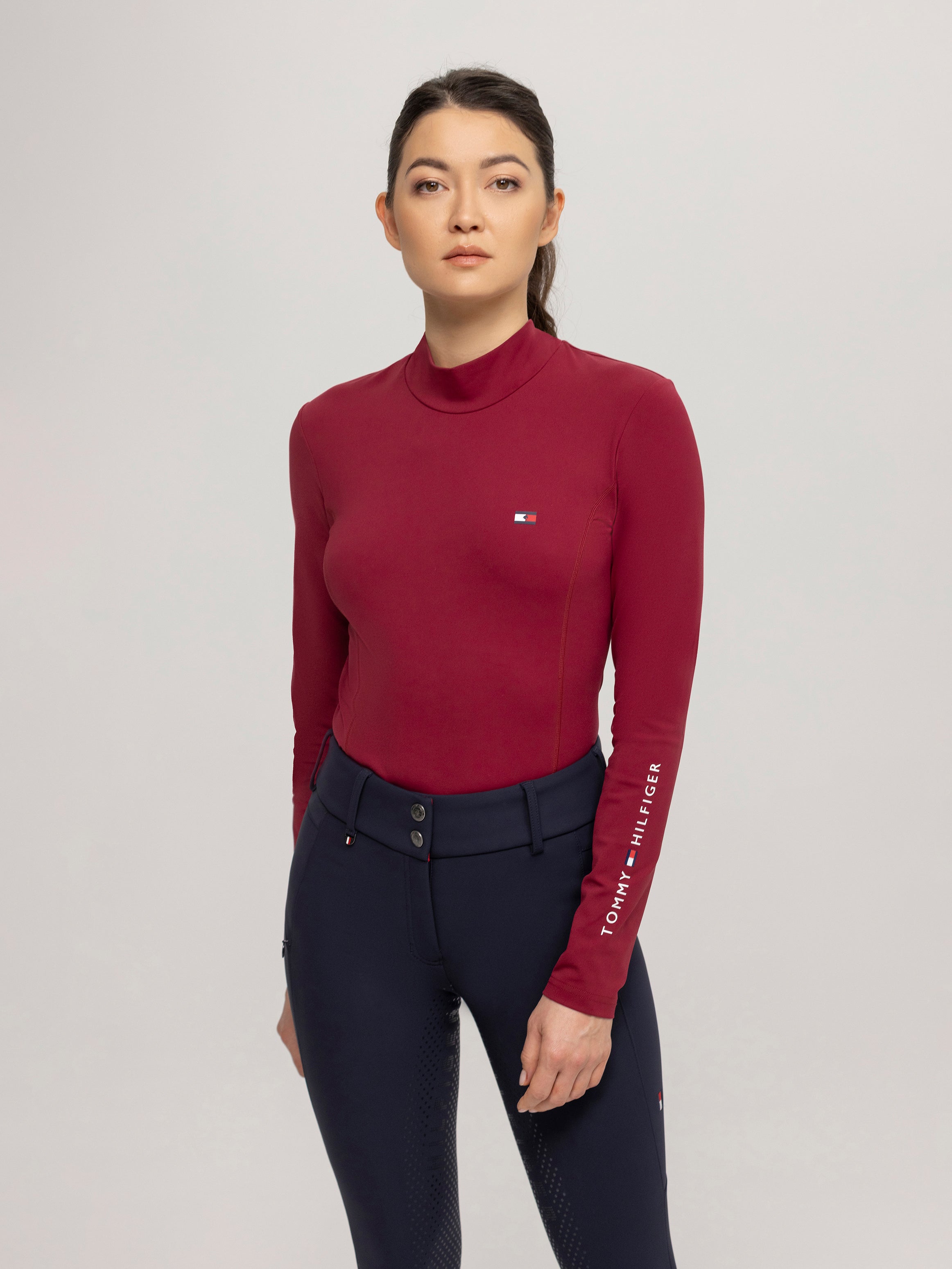 High Neck Long Sleeve Baselayer ROUGE