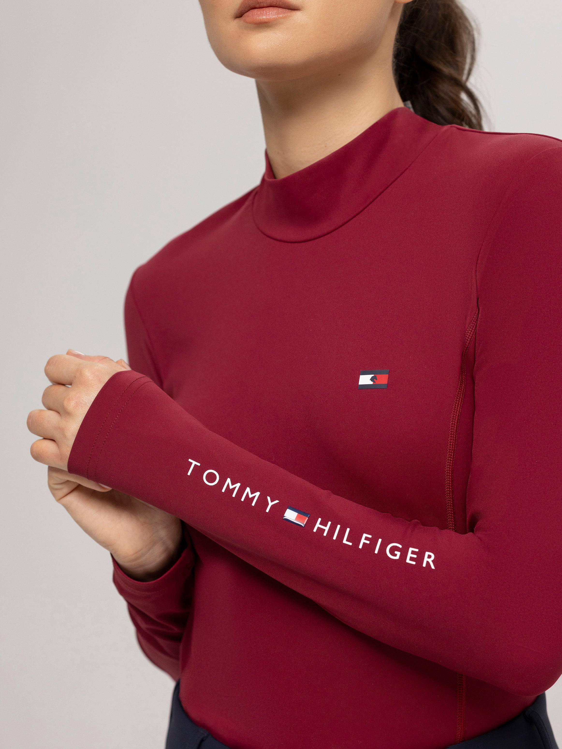 High Neck Long Sleeve Baselayer ROUGE