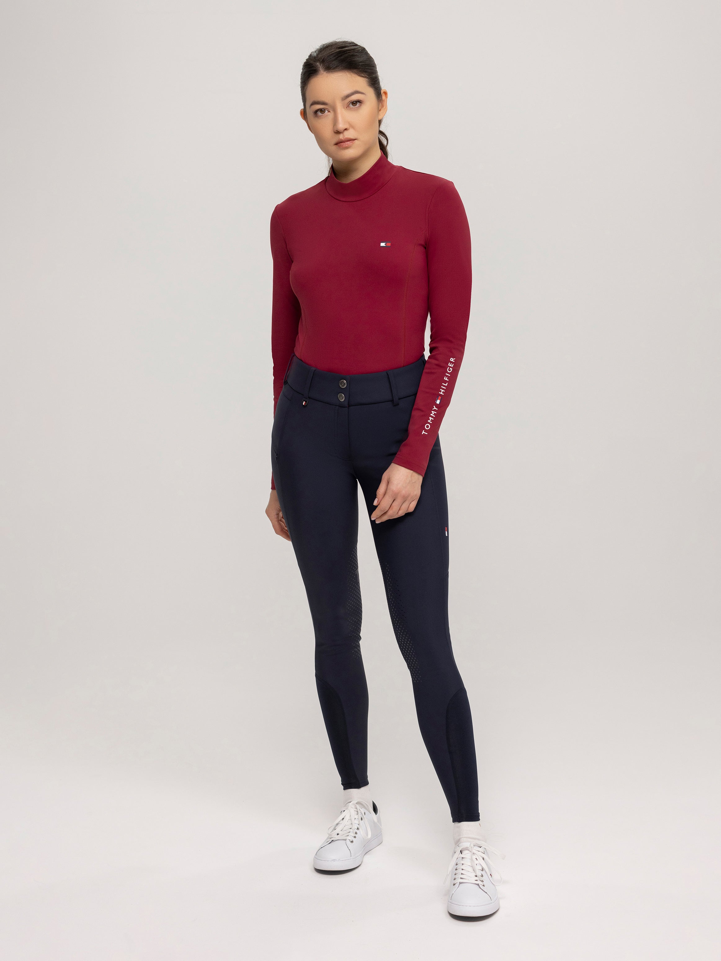 High Neck Long Sleeve Baselayer ROUGE