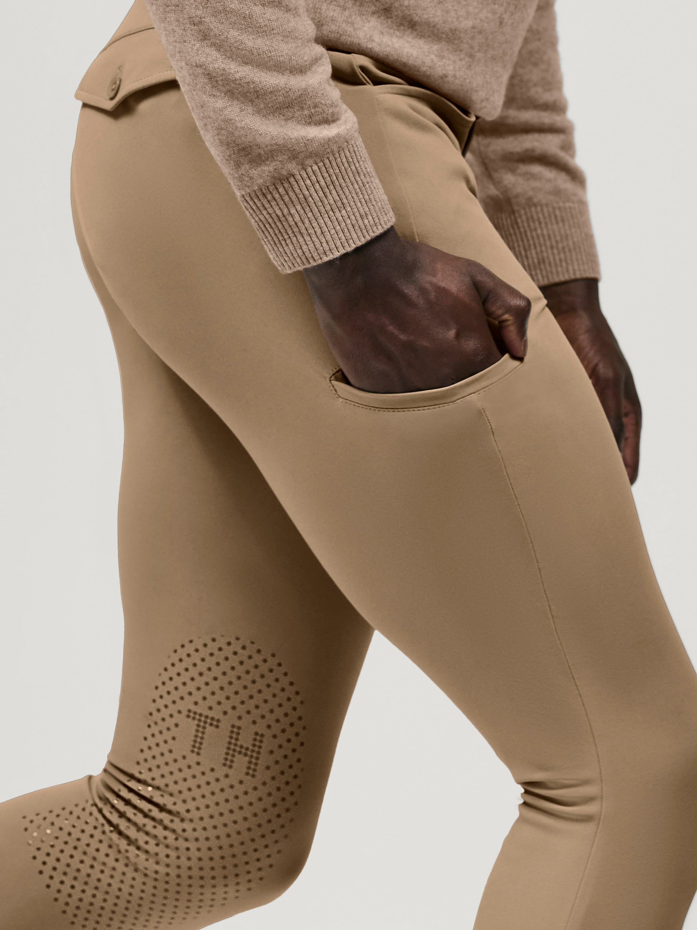 Pro All-Year Knee Grip Breeches FOSSIL