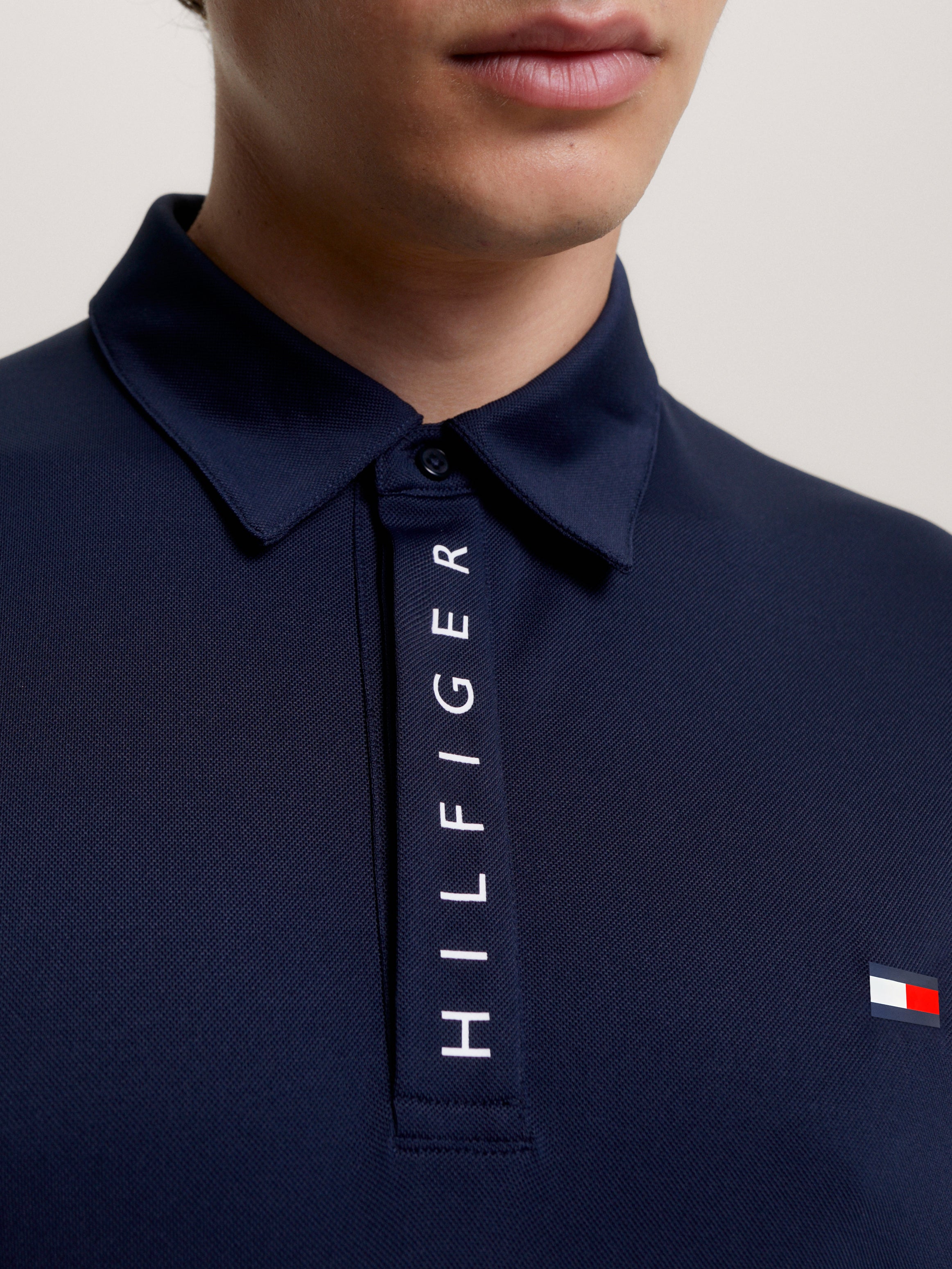 Harlem Short Sleeve Logo Polo Shirt DESERT SKY