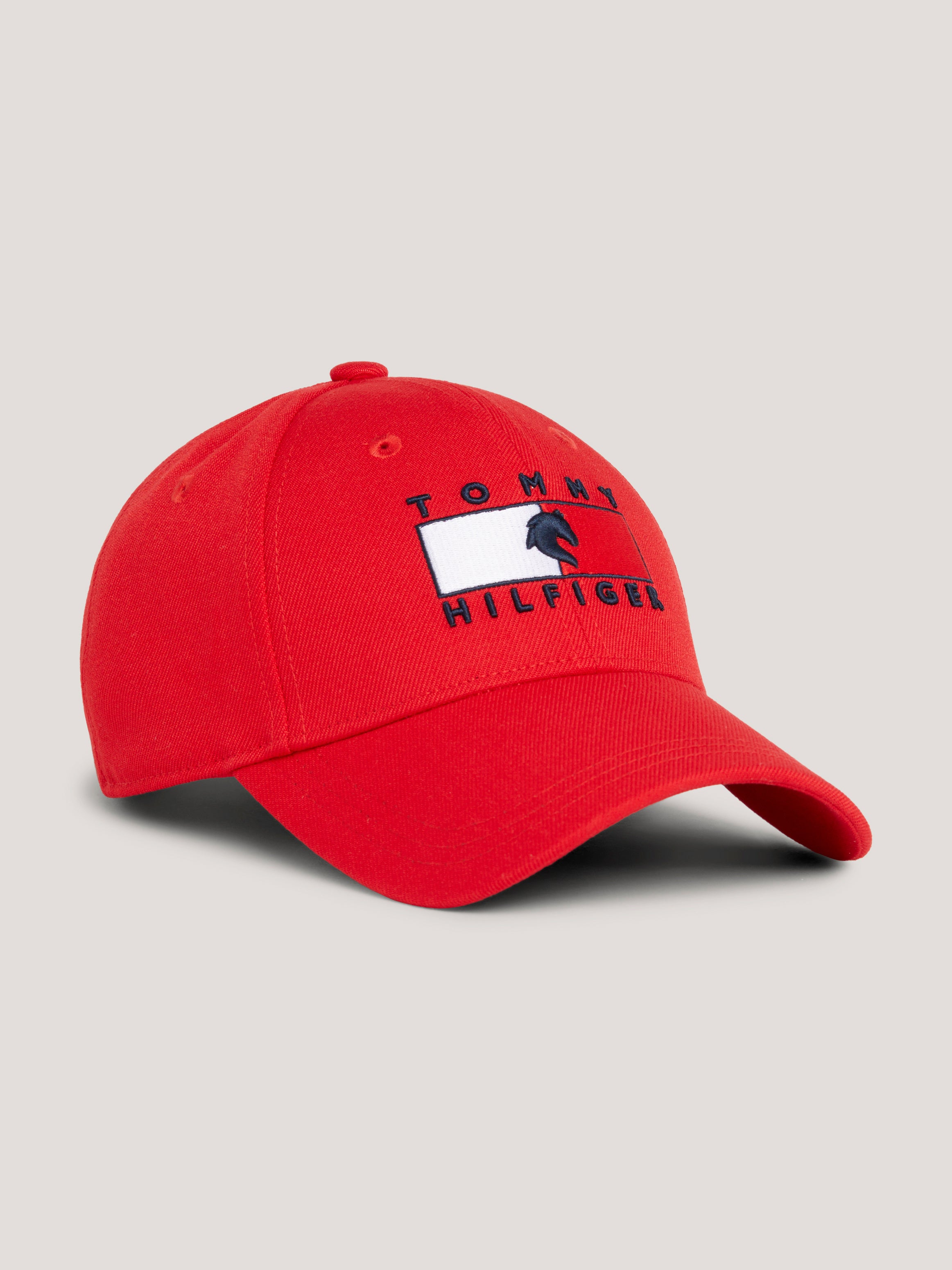 Montreal Water Repellent Flag Logo Cap FIERCE RED