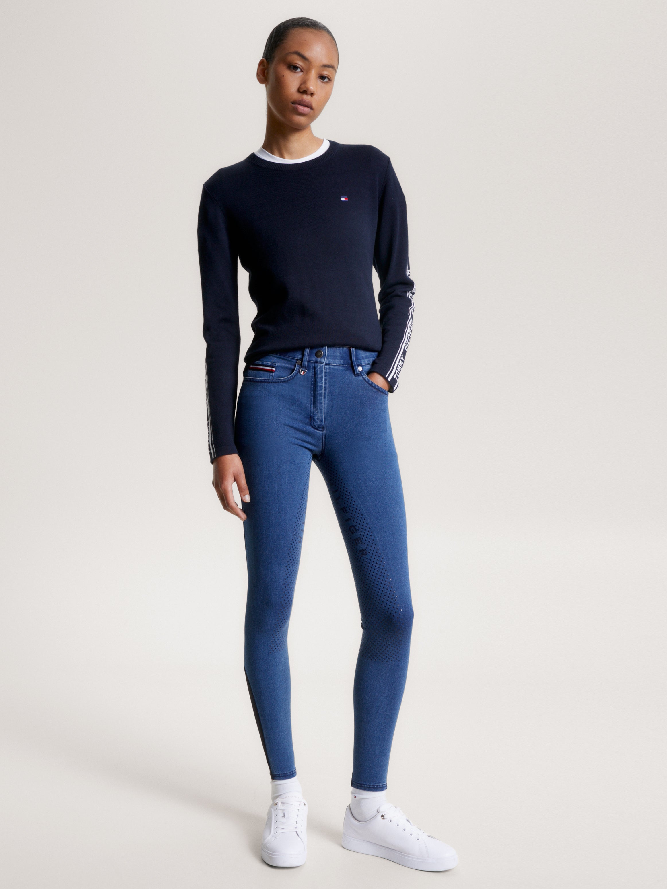 Queens Denim Full Grip Breeches HERITAGE