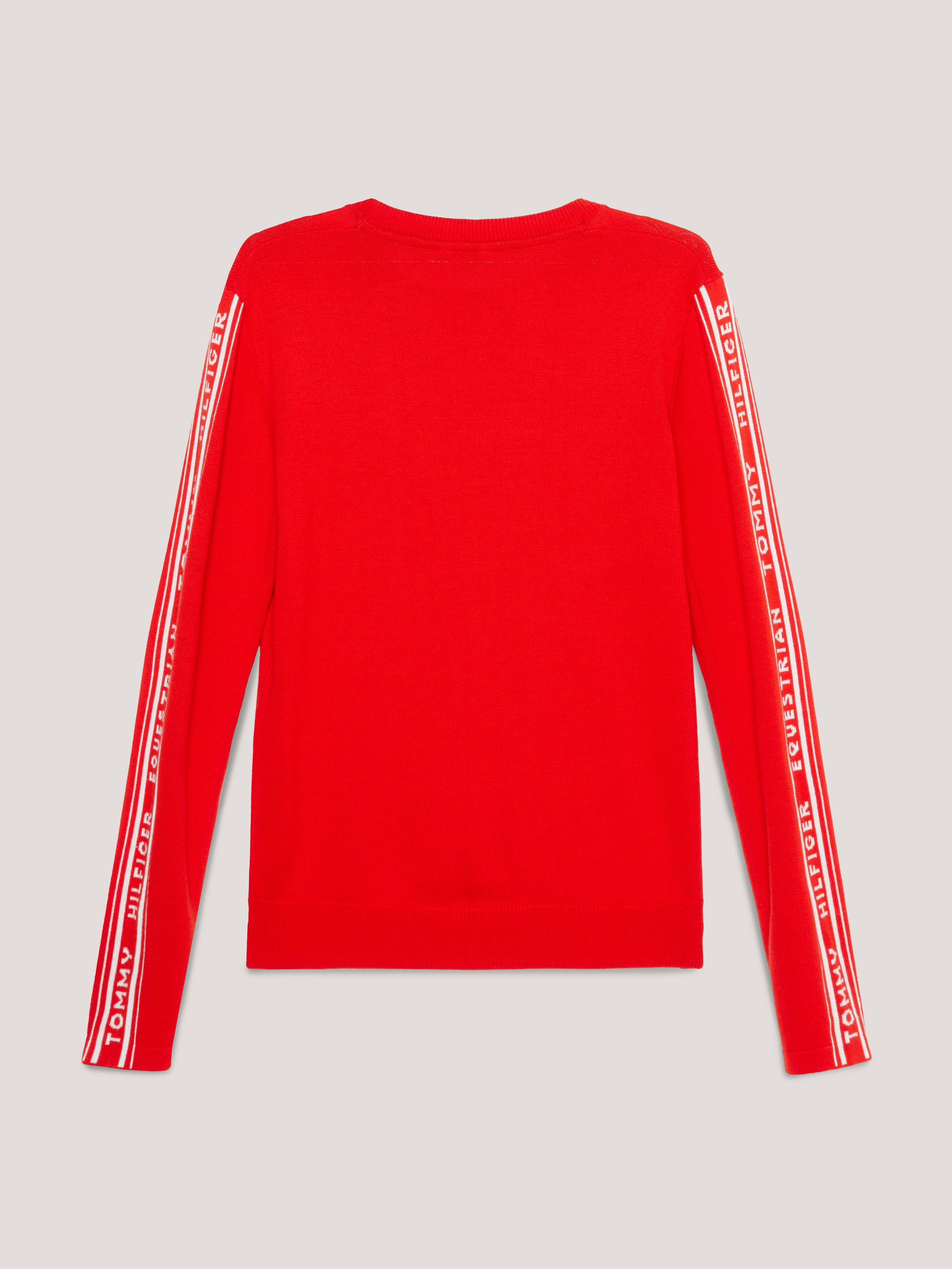 Seattle Jacquard Logo Sweater FIERCE RED