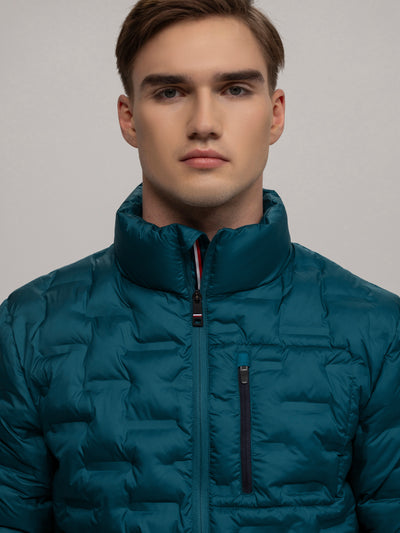 Charleston Puffer Jacke TURQUOISE