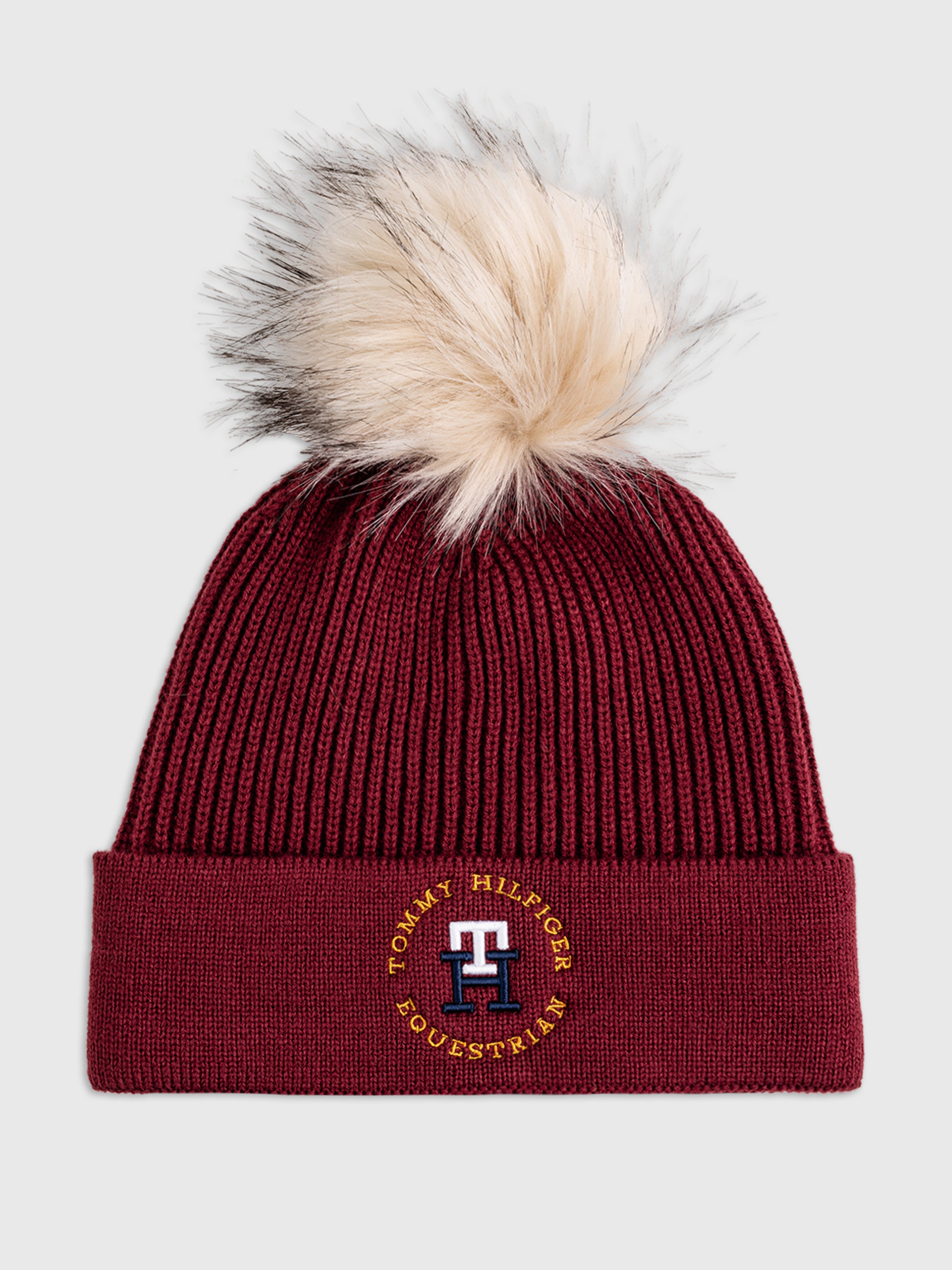 Vancouver Pompom Beanie ROUGE