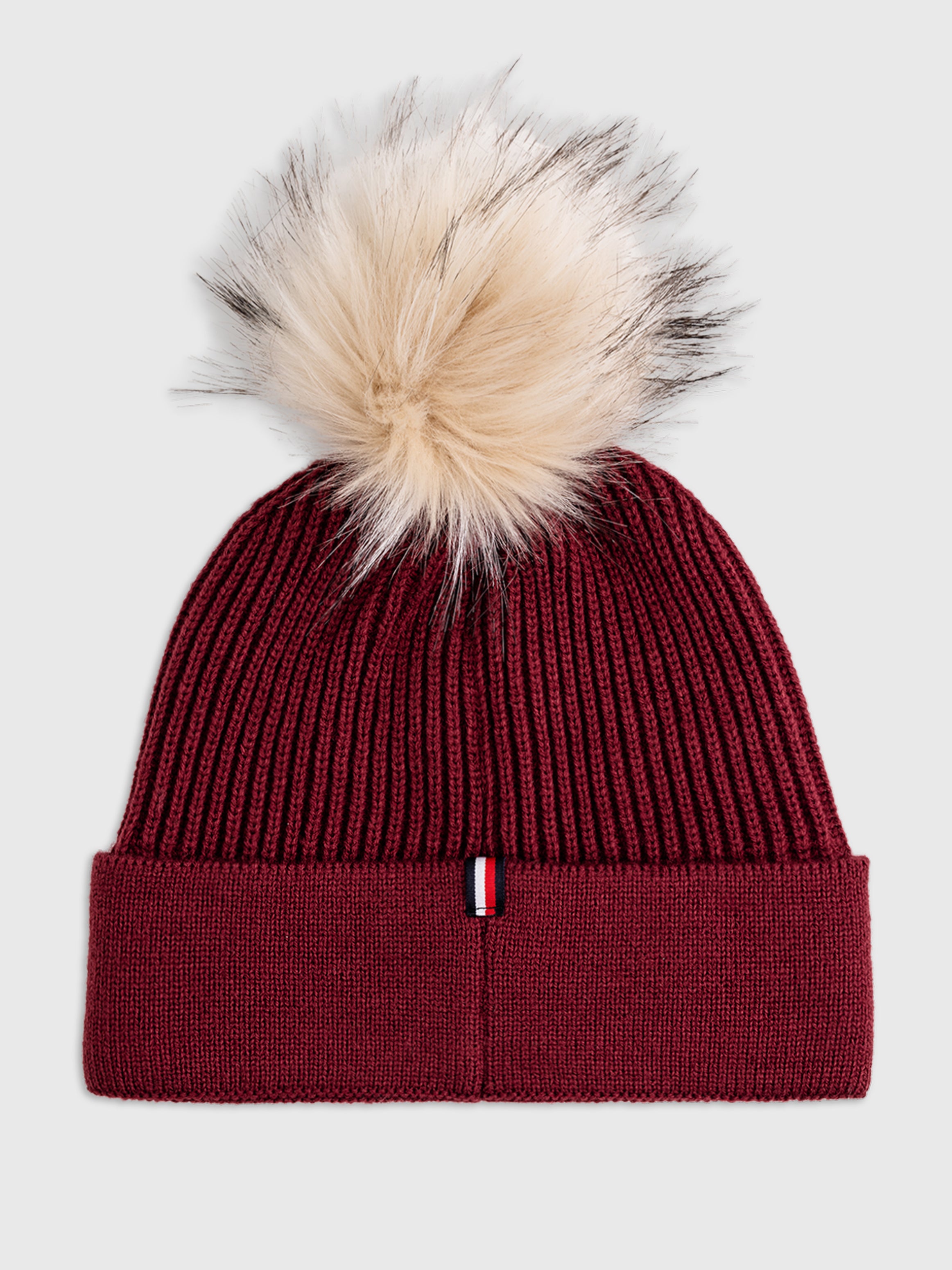 Vancouver Pompom Beanie ROUGE