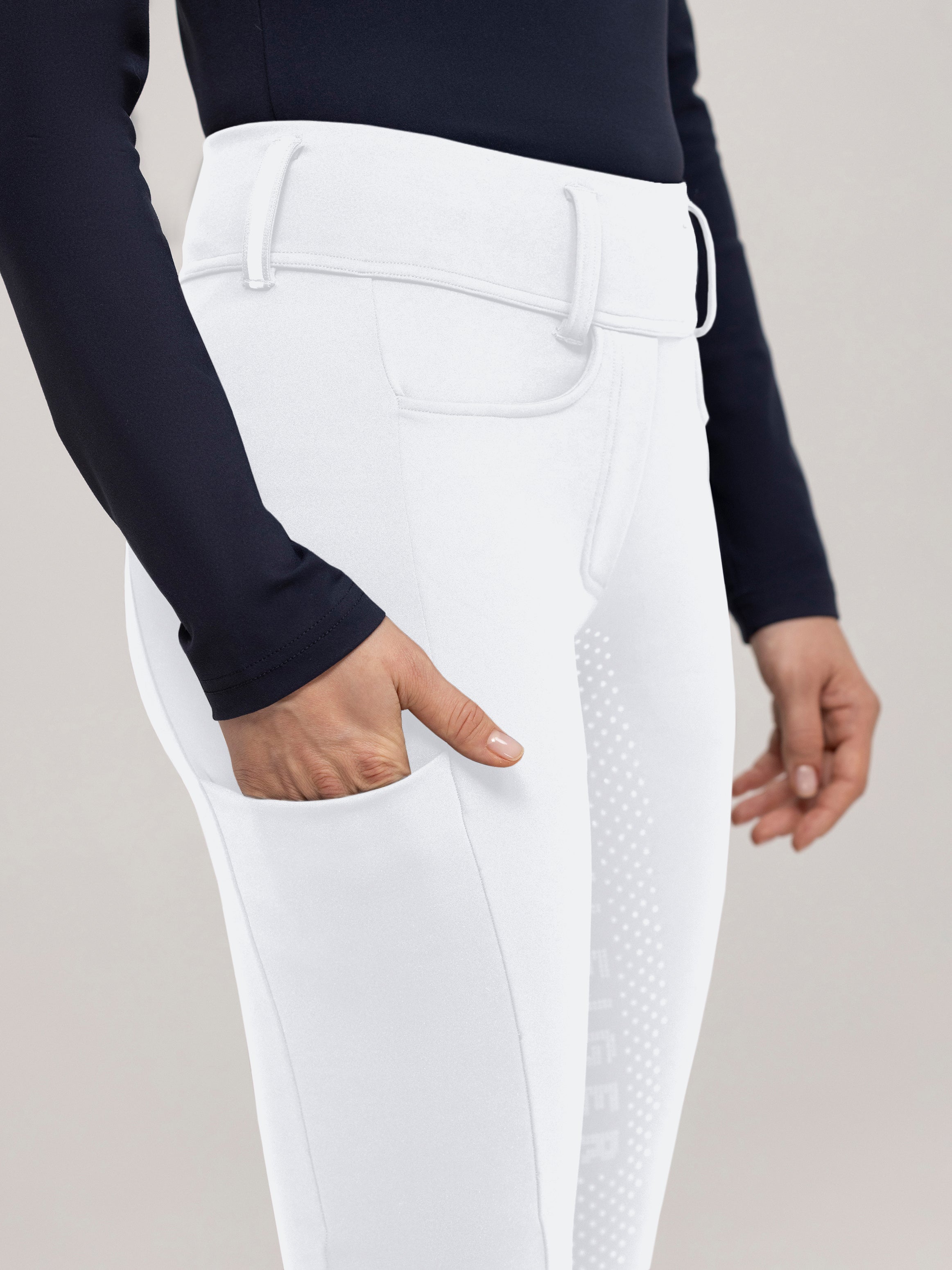 Vermont Full Grip Breeches TH OPTIC WHITE