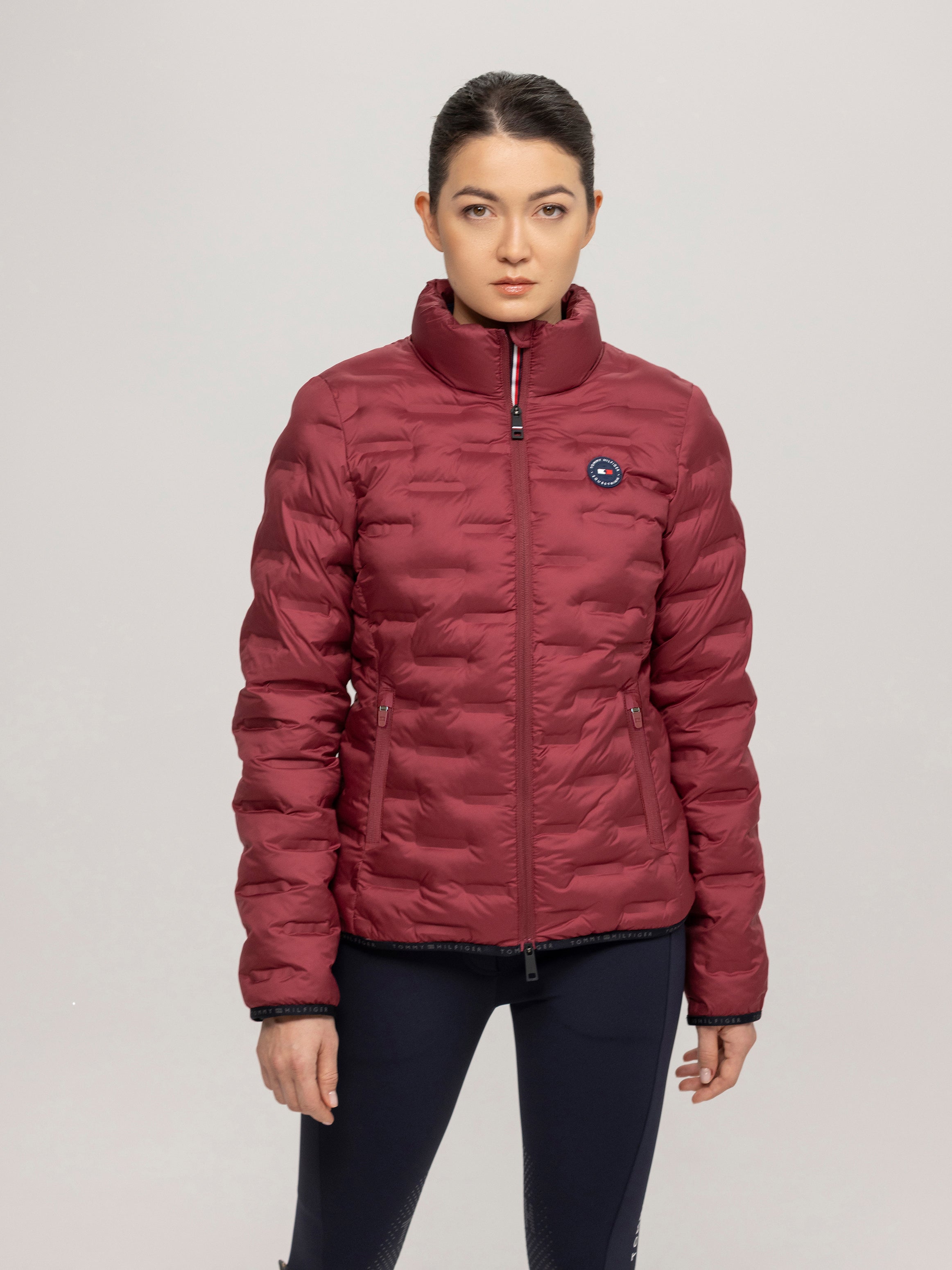 Alabama Puffer Jacket ROUGE