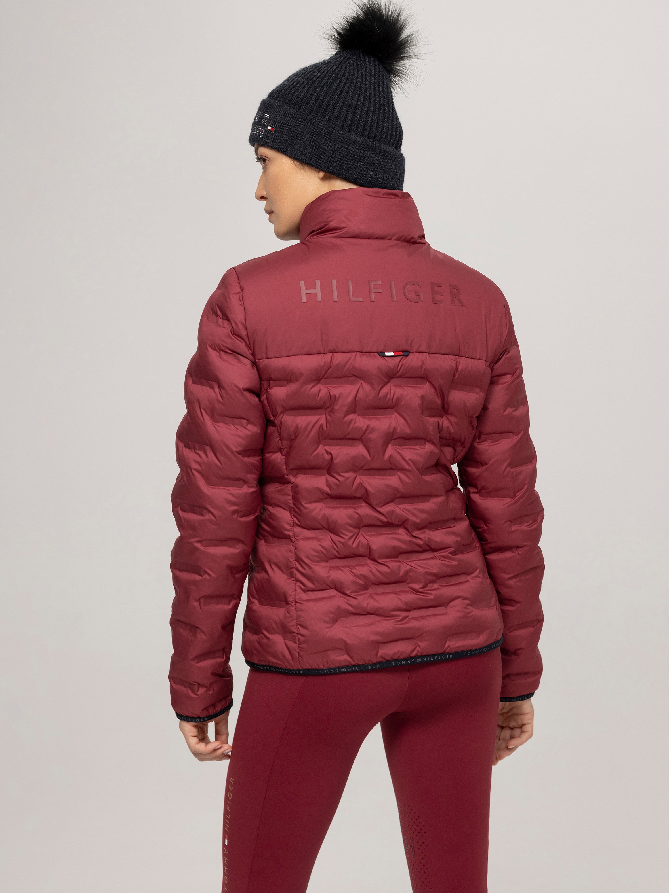 Alabama Puffer Jacket ROUGE