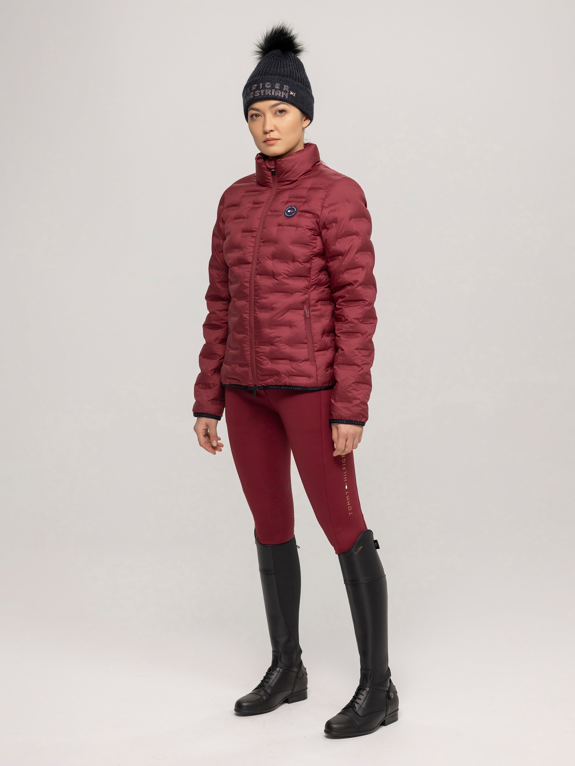 Alabama Puffer Jacket ROUGE