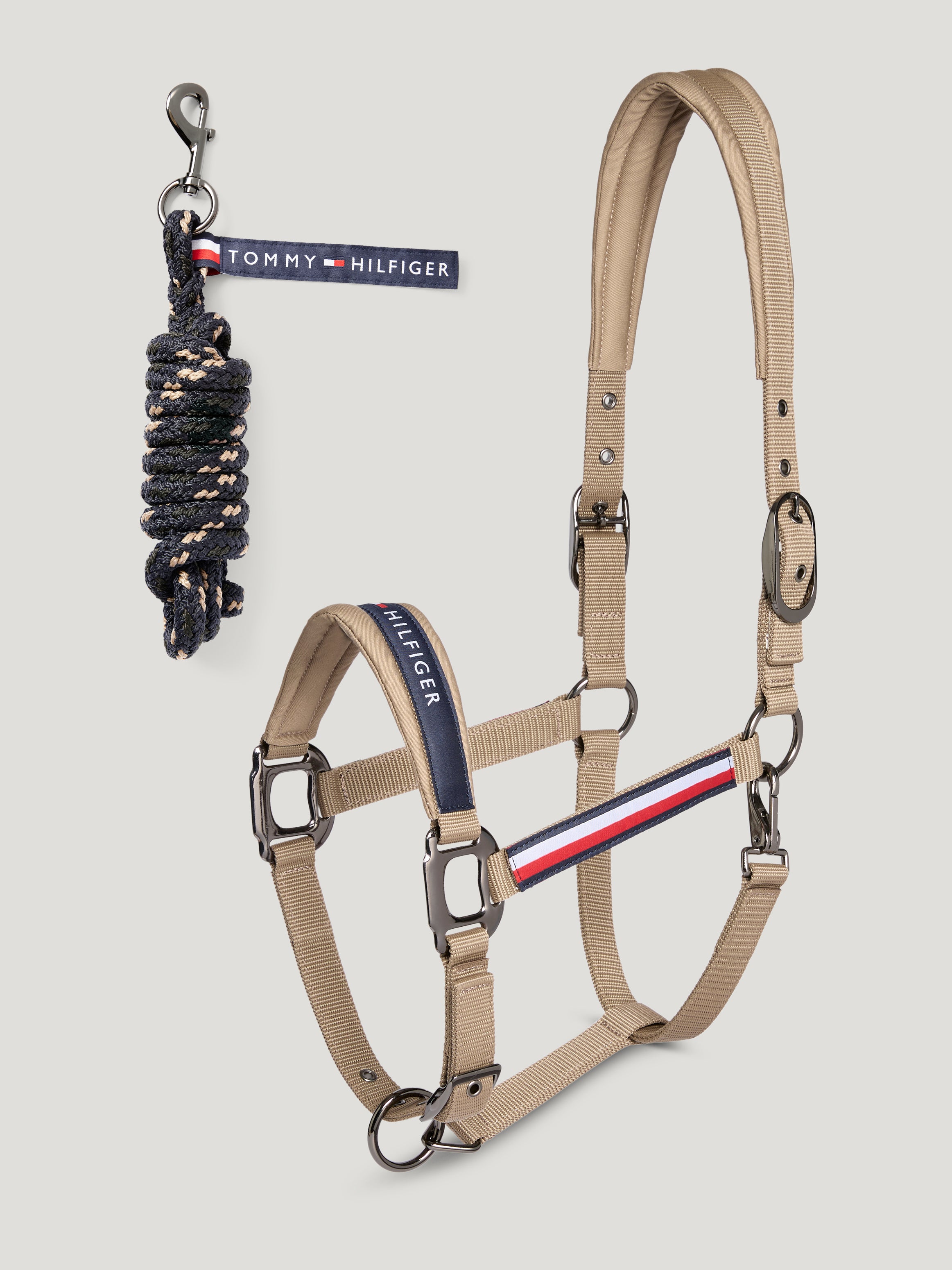 Yale Set Halter Rope TAUPE