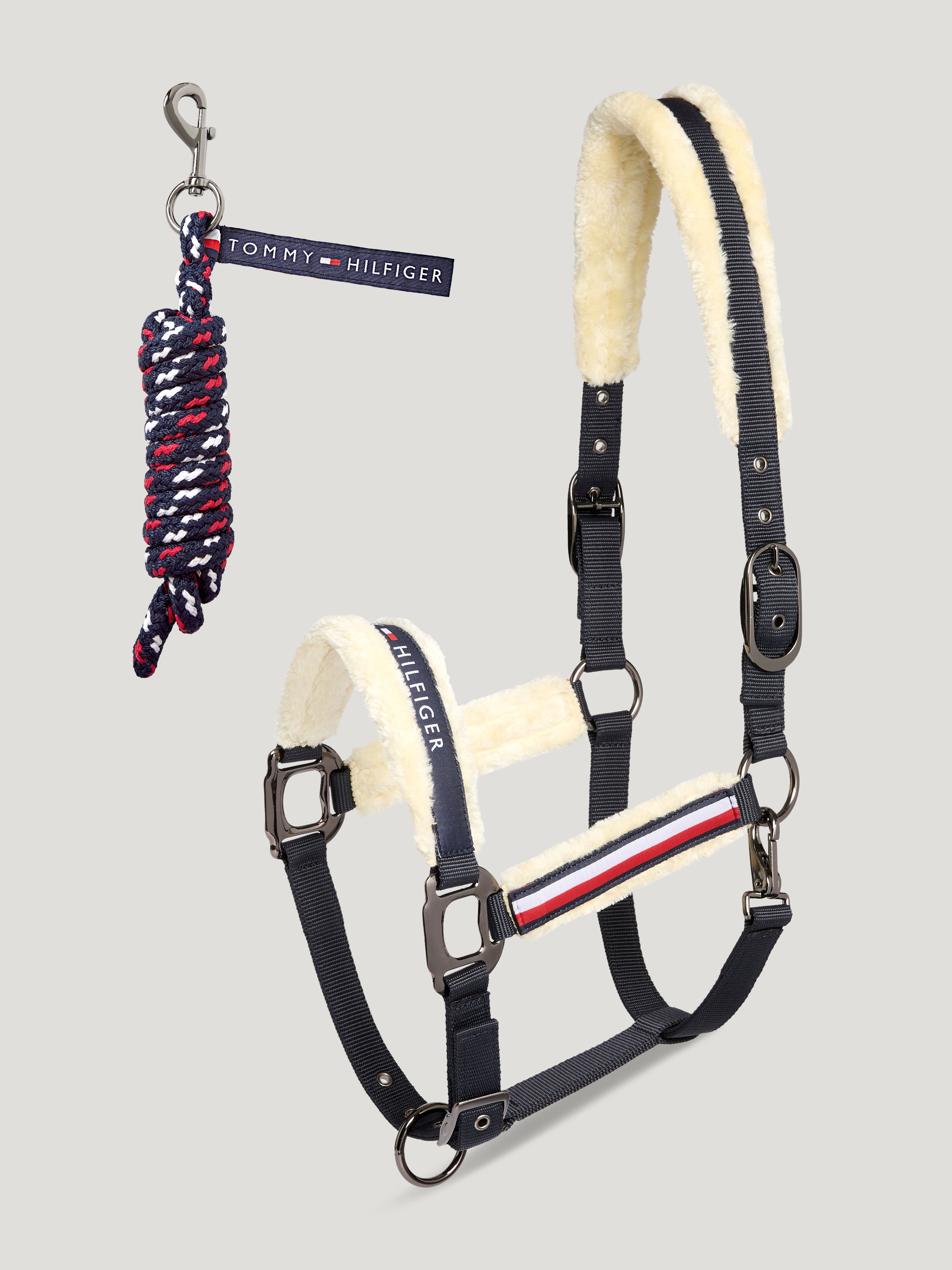 Yale Set Set Faux Fur Halter Rope