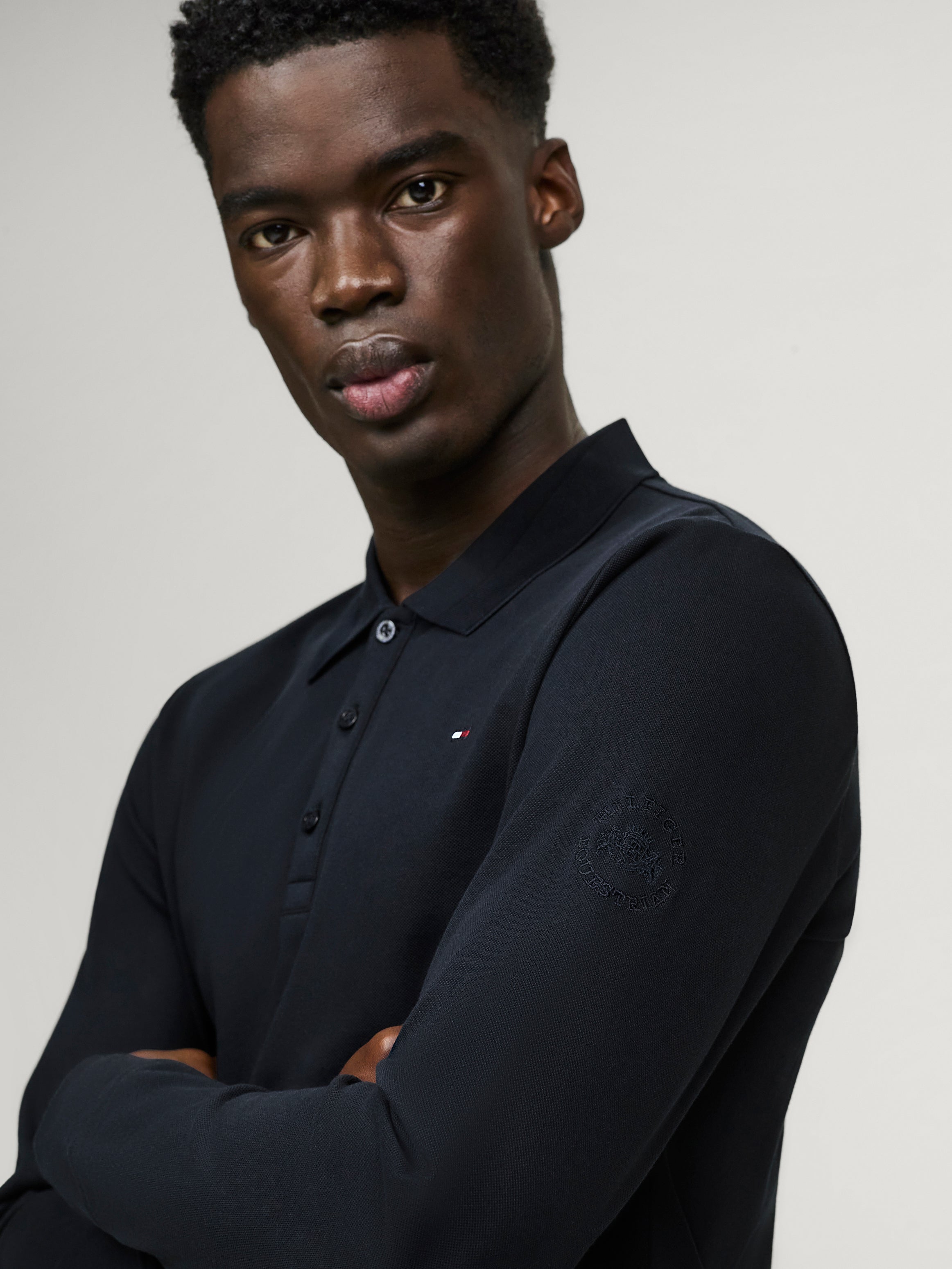 Erwin Long Sleeve Polo DESERT SKY