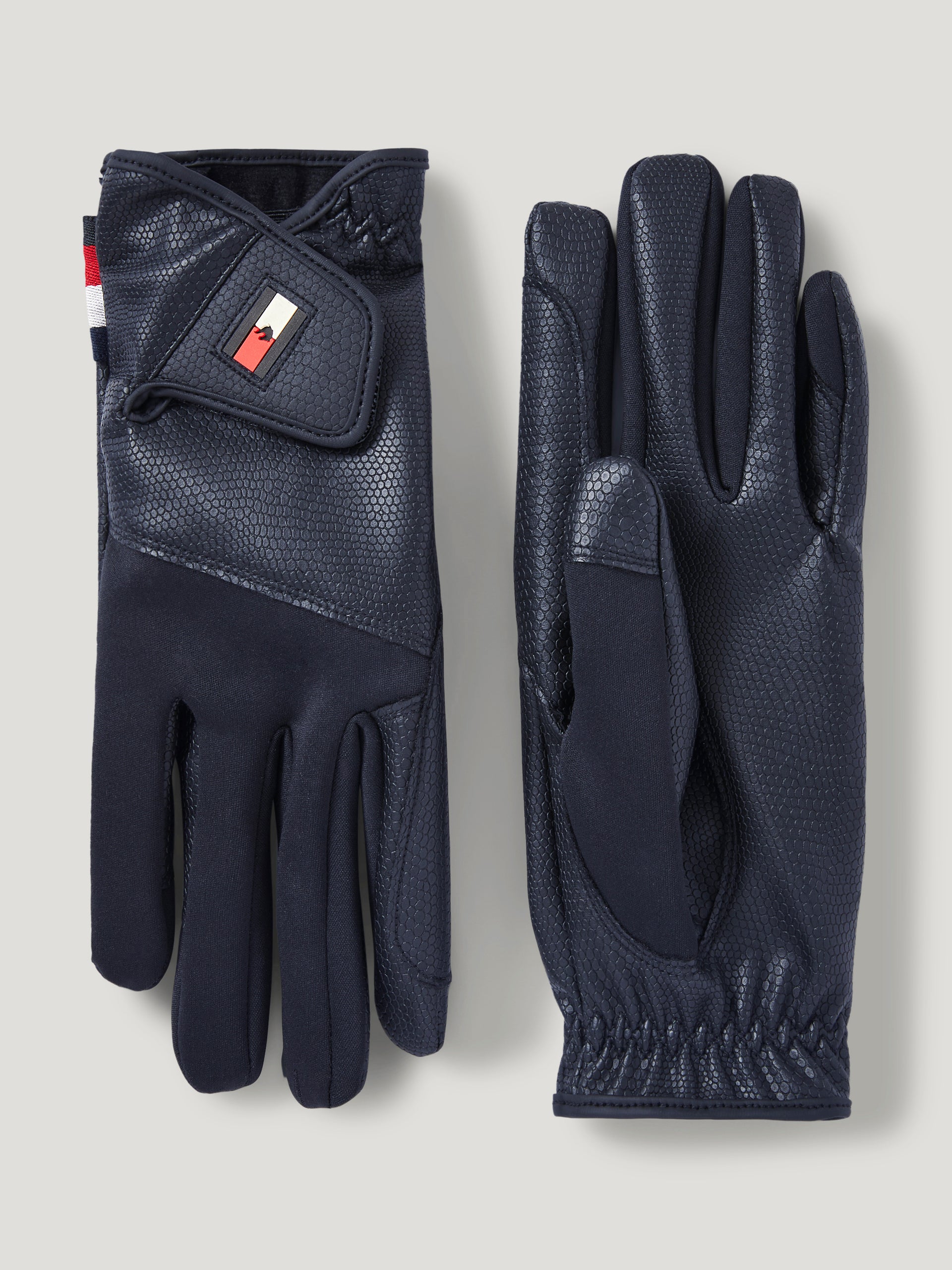 tommy hilfiger handschuhe blau Bryce Winter Riding Gloves DESERT SKY