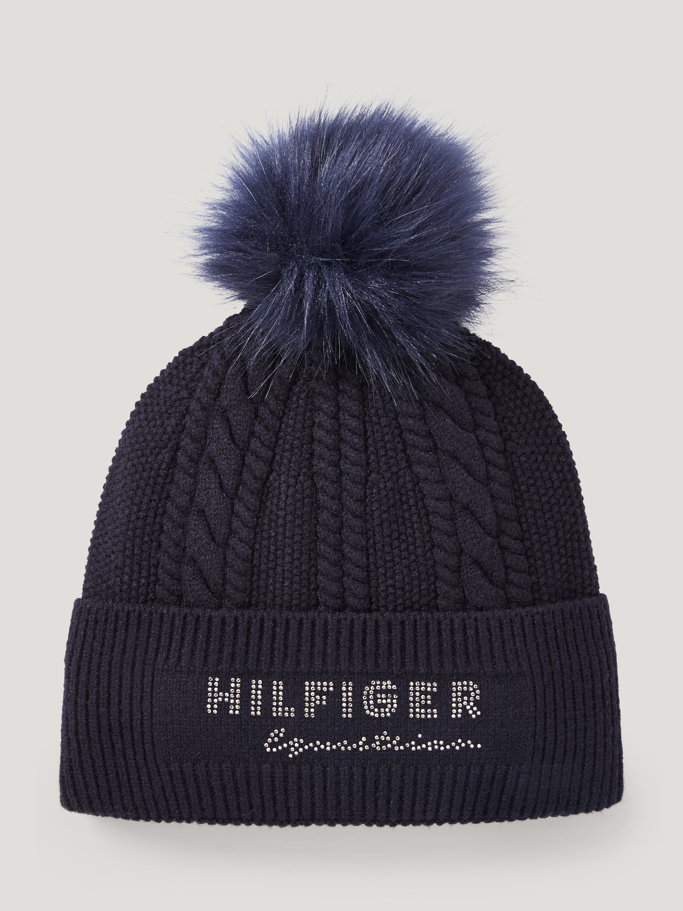 Perry Pompom Beanie DESERT SKY