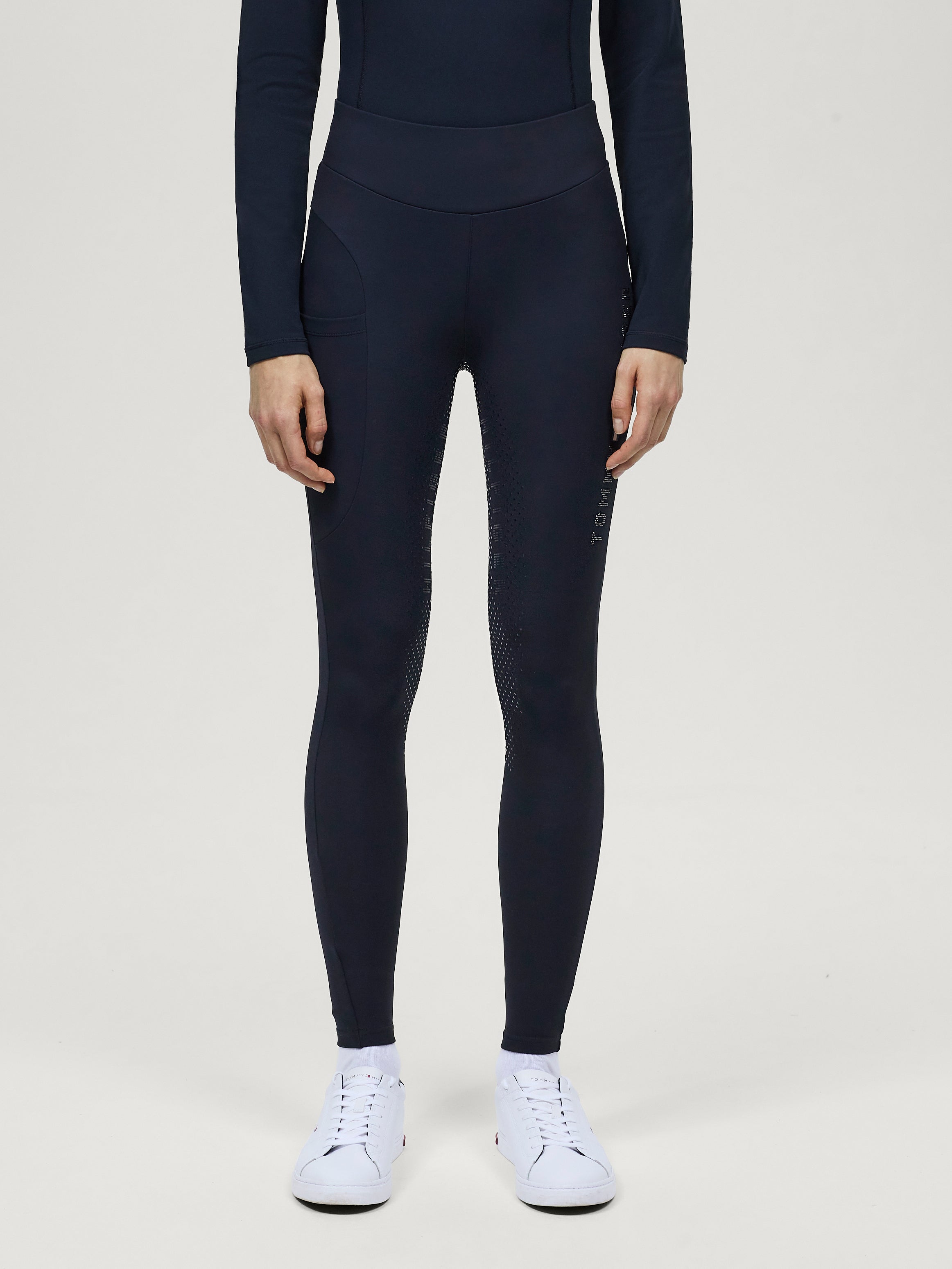 Elmira Winter Rhinestone Full Grip Leggings DESERT SKY