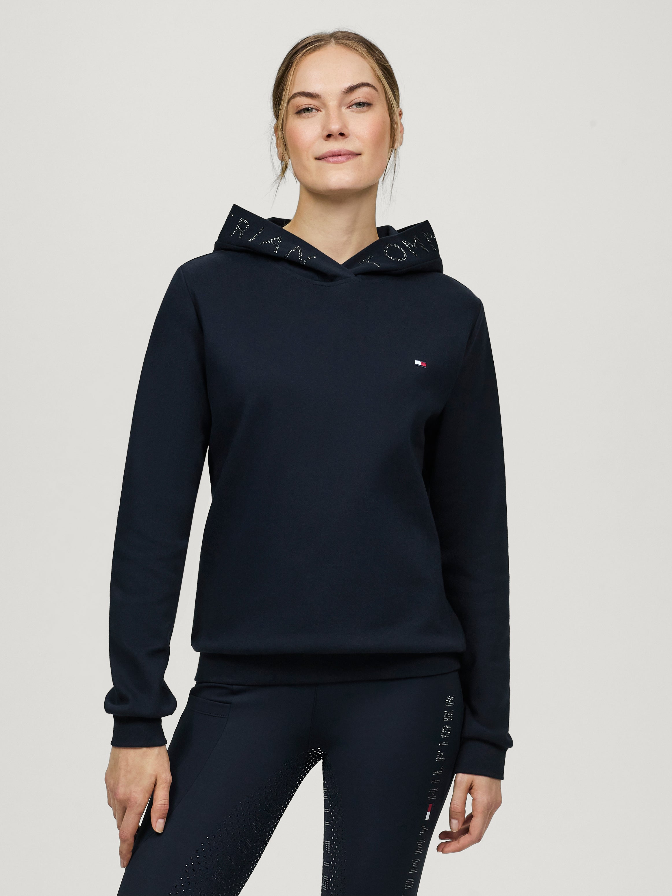 Laurens Rhinestone Hoodie DESERT SKY