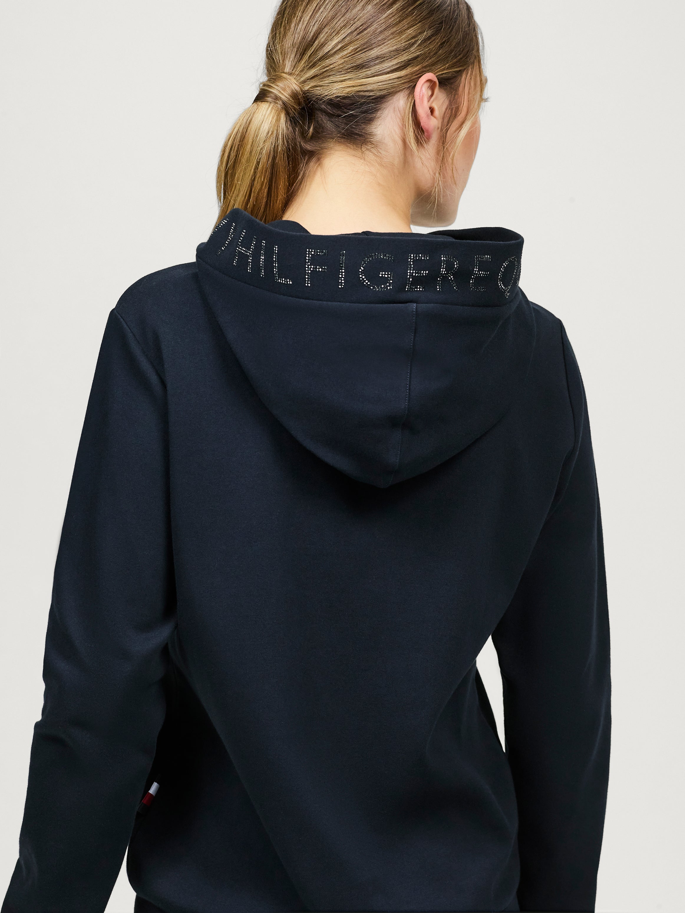 Laurens Rhinestone Hoodie DESERT SKY