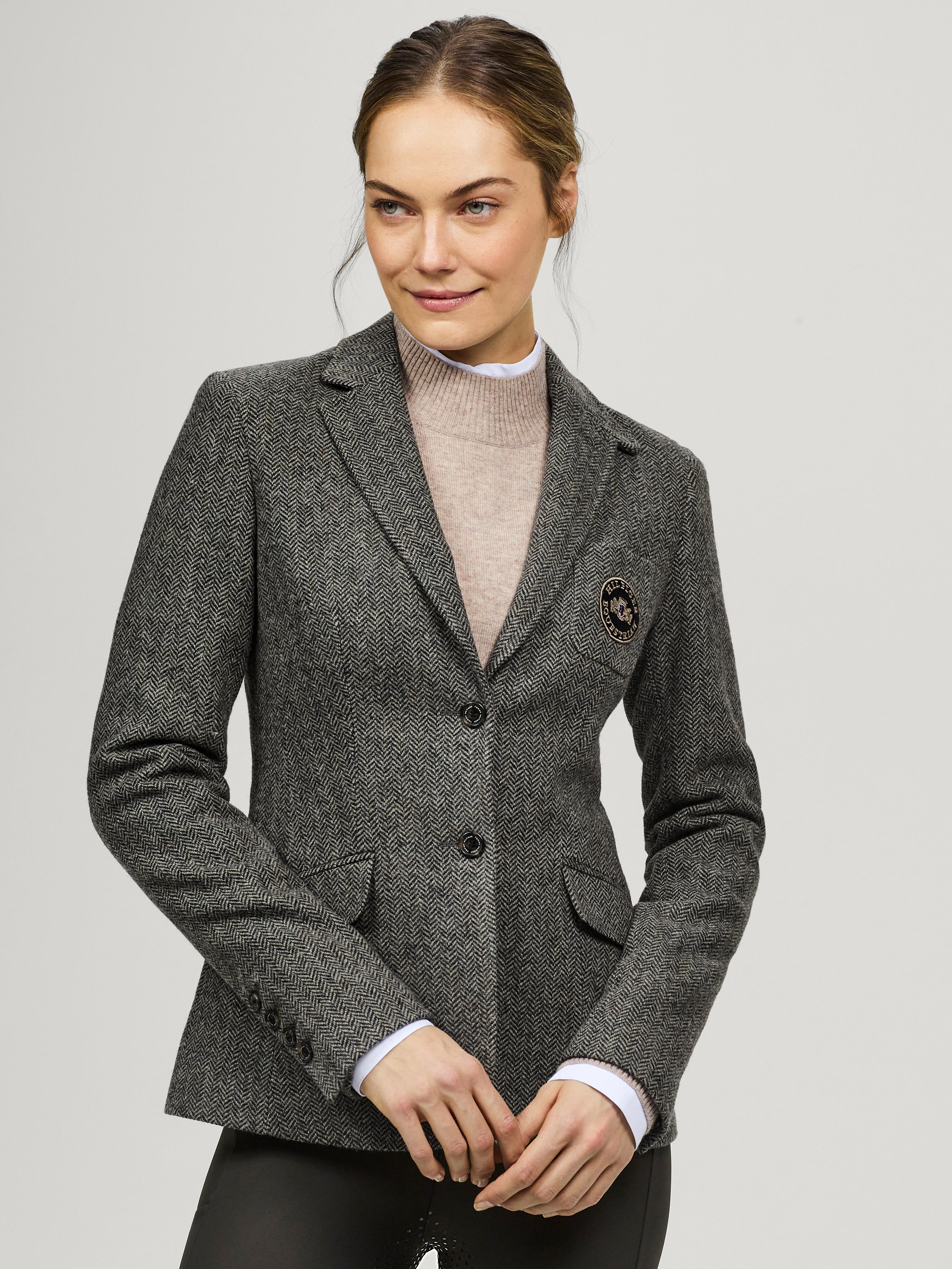Albany Tweed Jacket GREY MELANGE