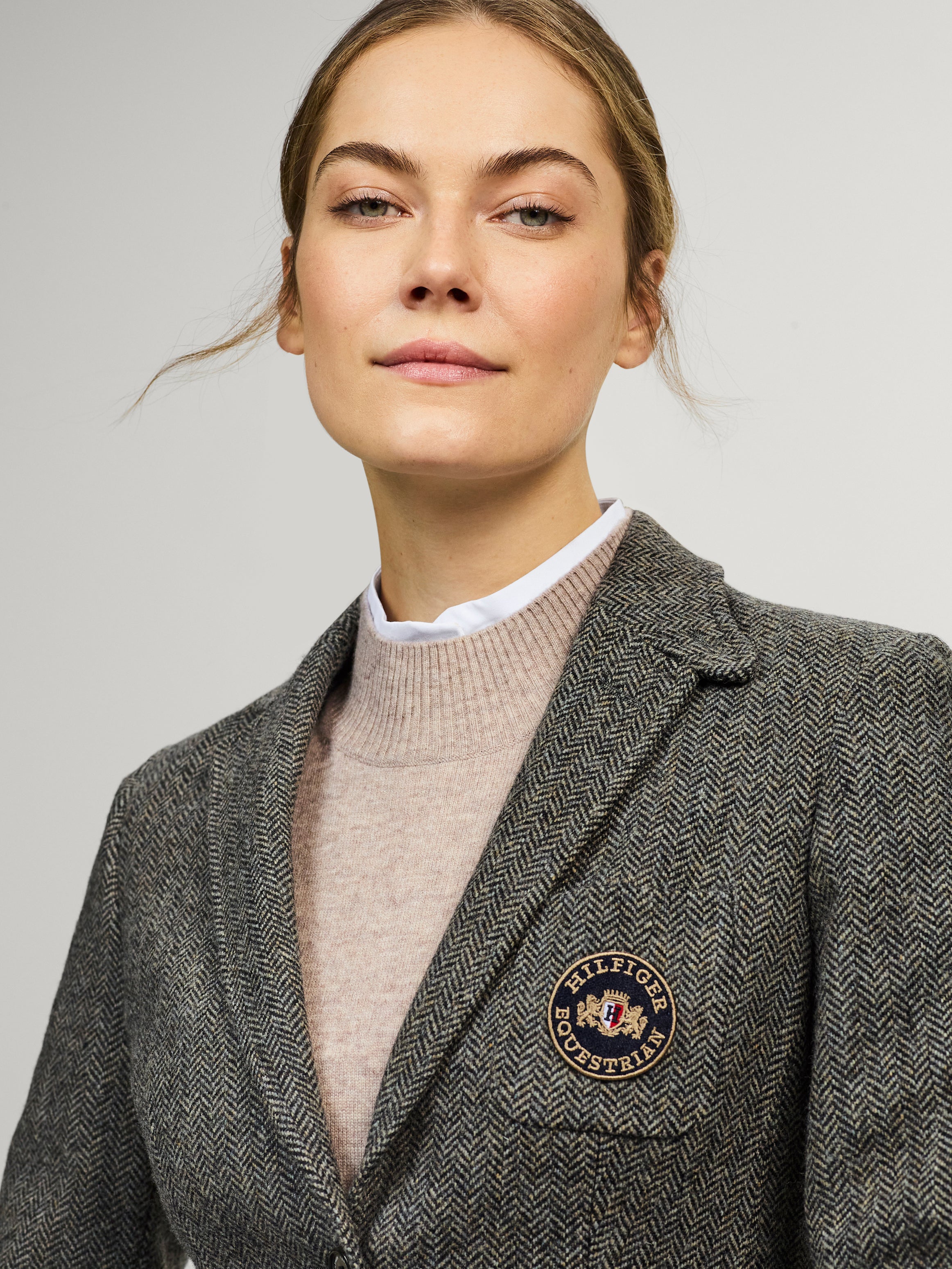 Albany Tweed Jacket GREY MELANGE