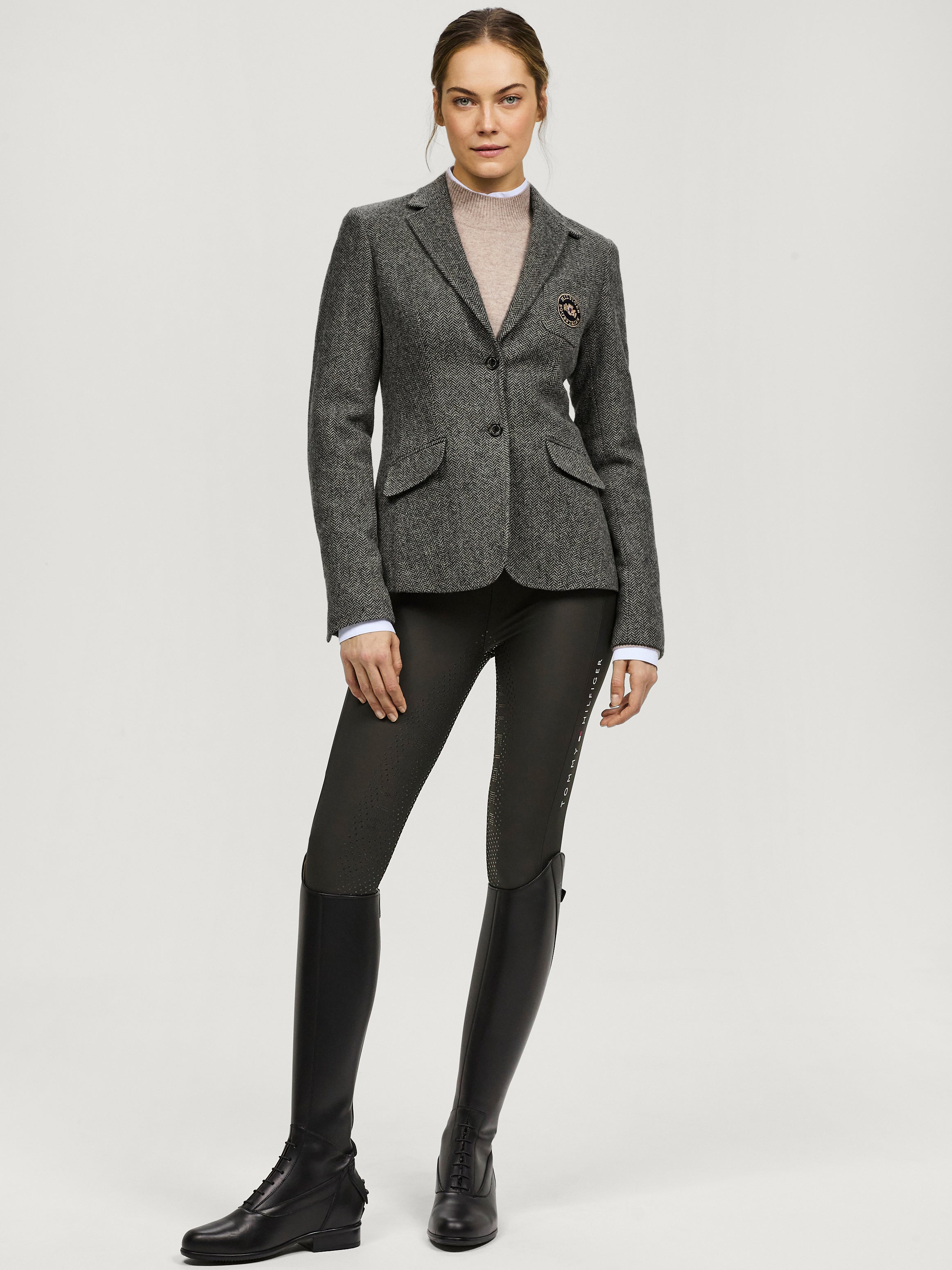 Albany Tweed Jacket GREY MELANGE