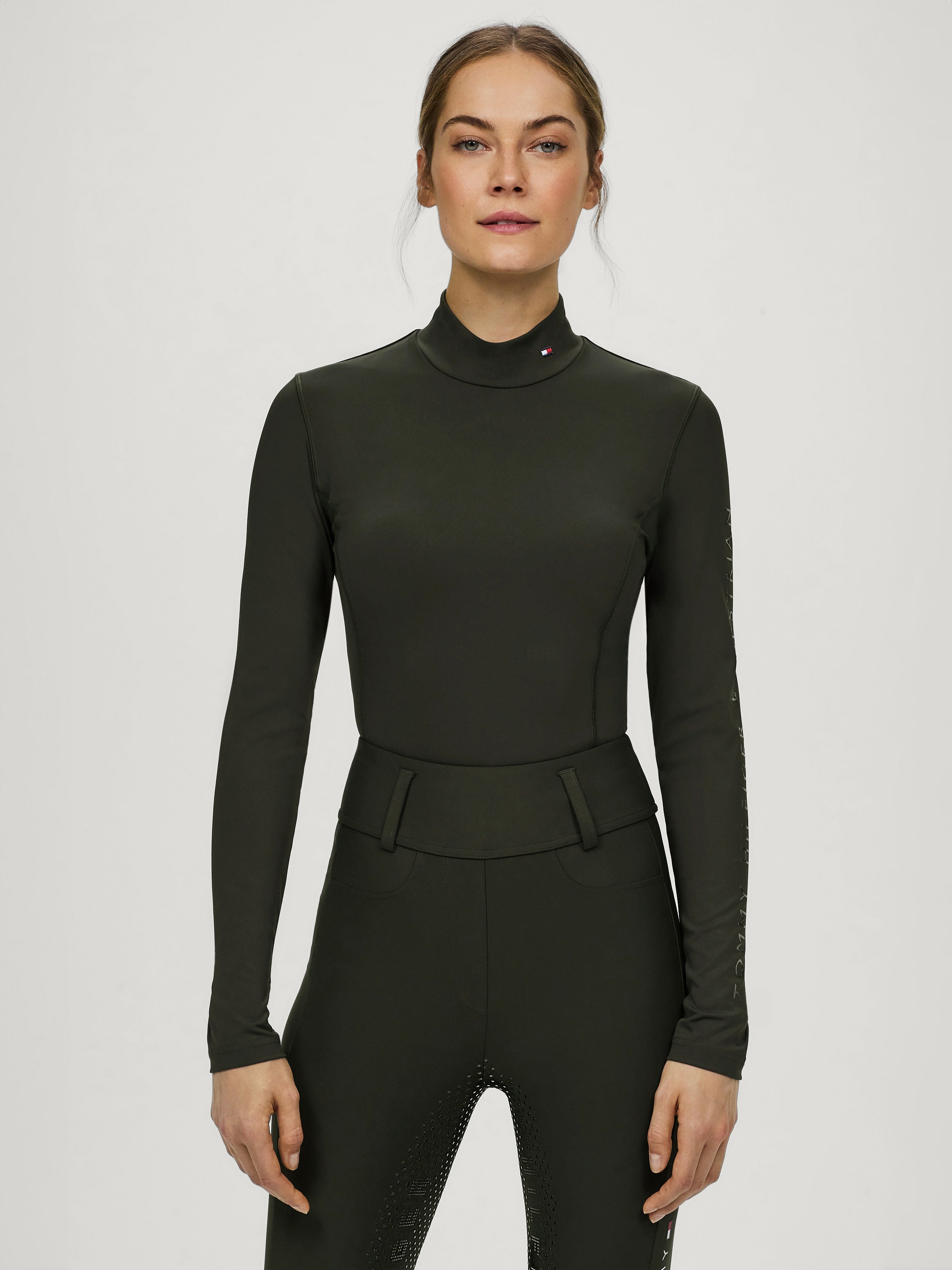 Ava High Neck Baselayer PINE