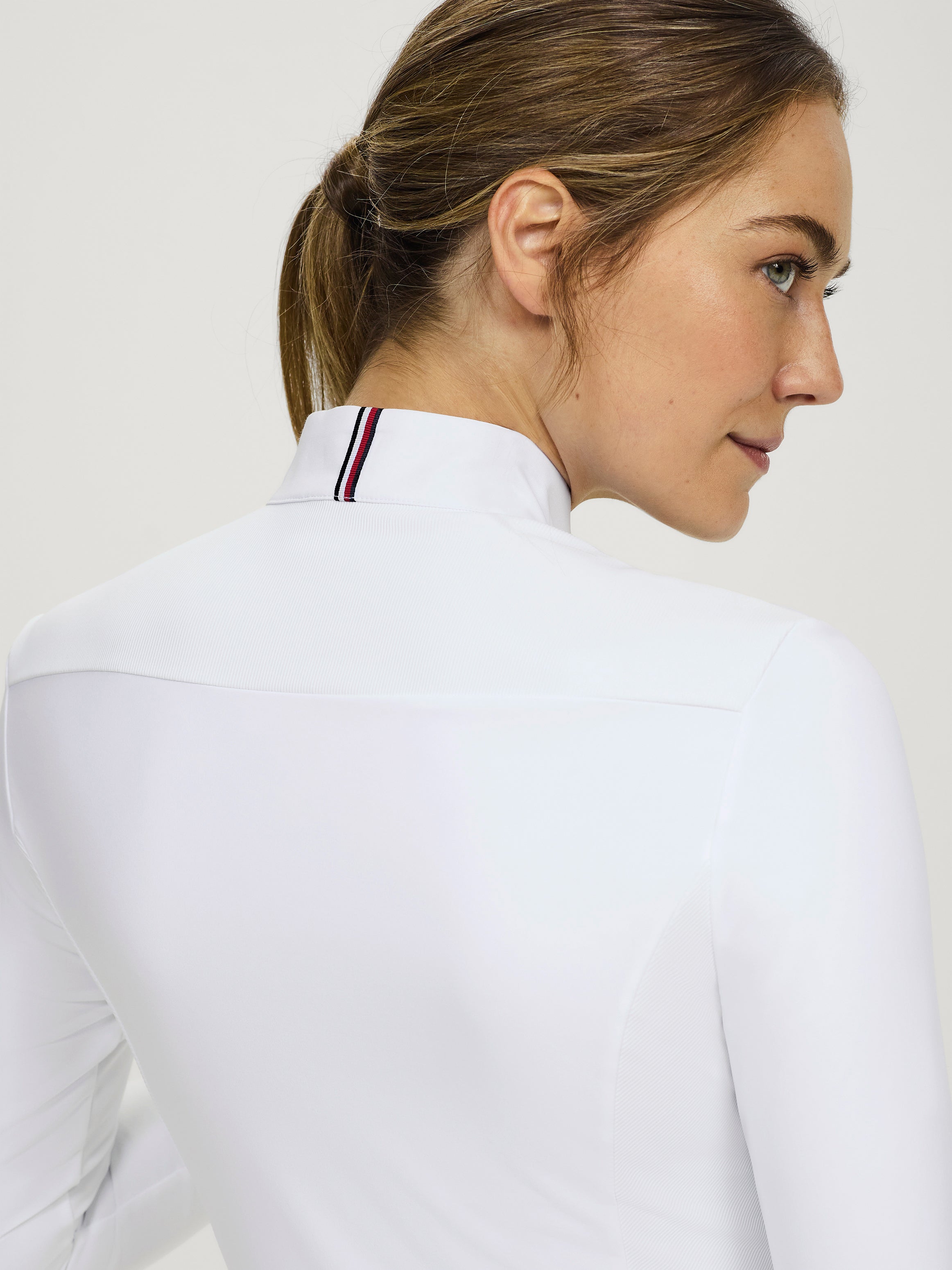 Verona Winter Langarm Turniershirt OPTIC WHITE
