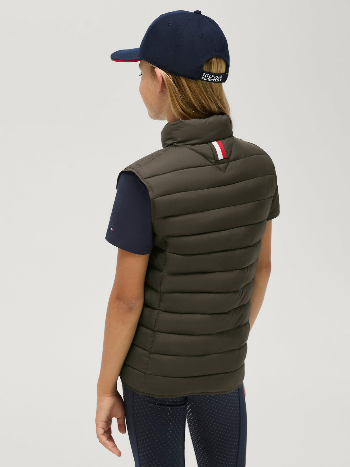 Serano Quilted Vest Young Rider CAMO GREEN