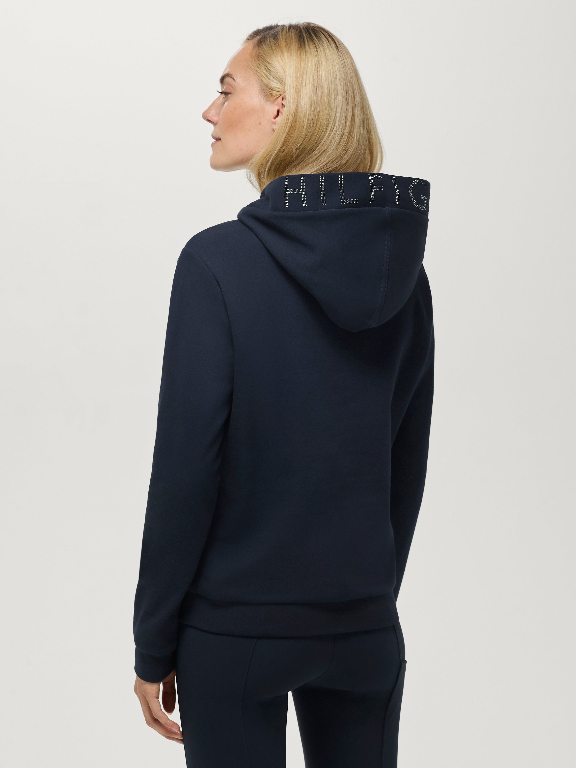 Hollywood Rhinestone Hoodie DESERT SKY